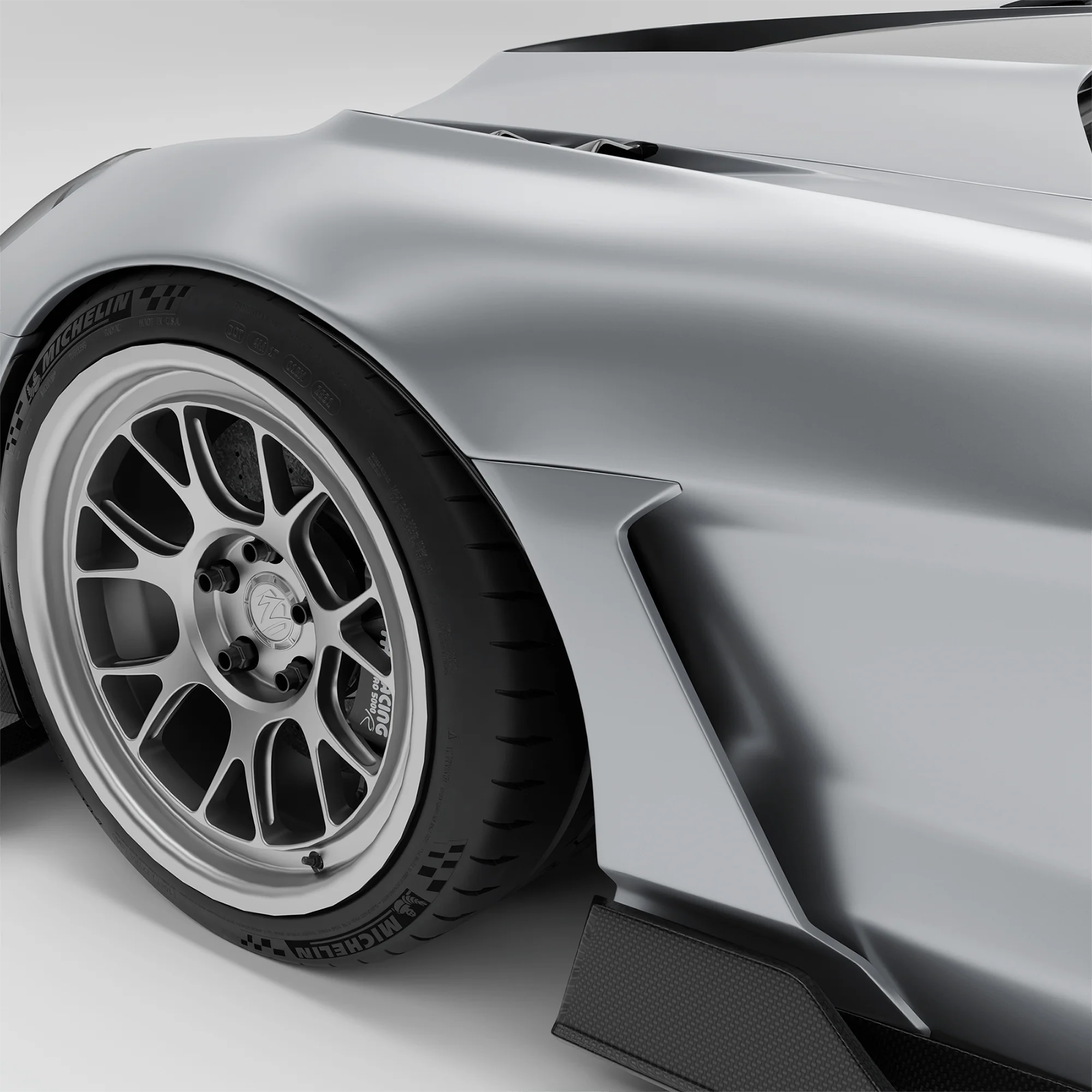 Carbon Fiber Side Fenders for Chevrolet Corvette C6 Base/ZR1