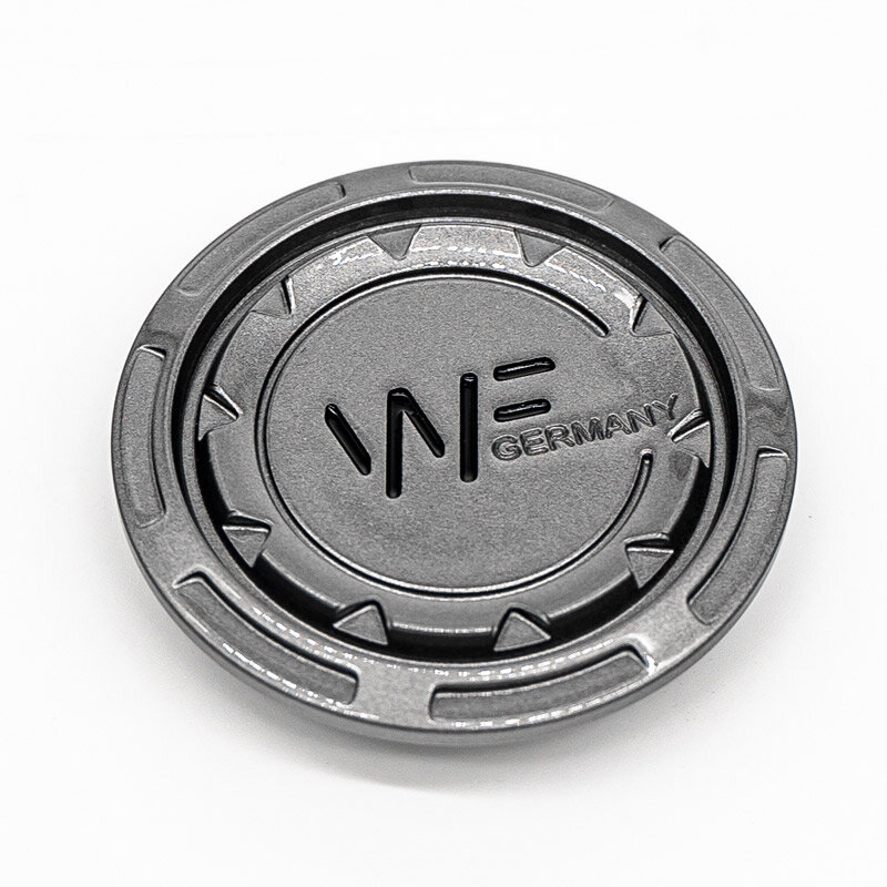 WheelForce Luxury Forged Center Caps — GLOSS STEEL - Image 1