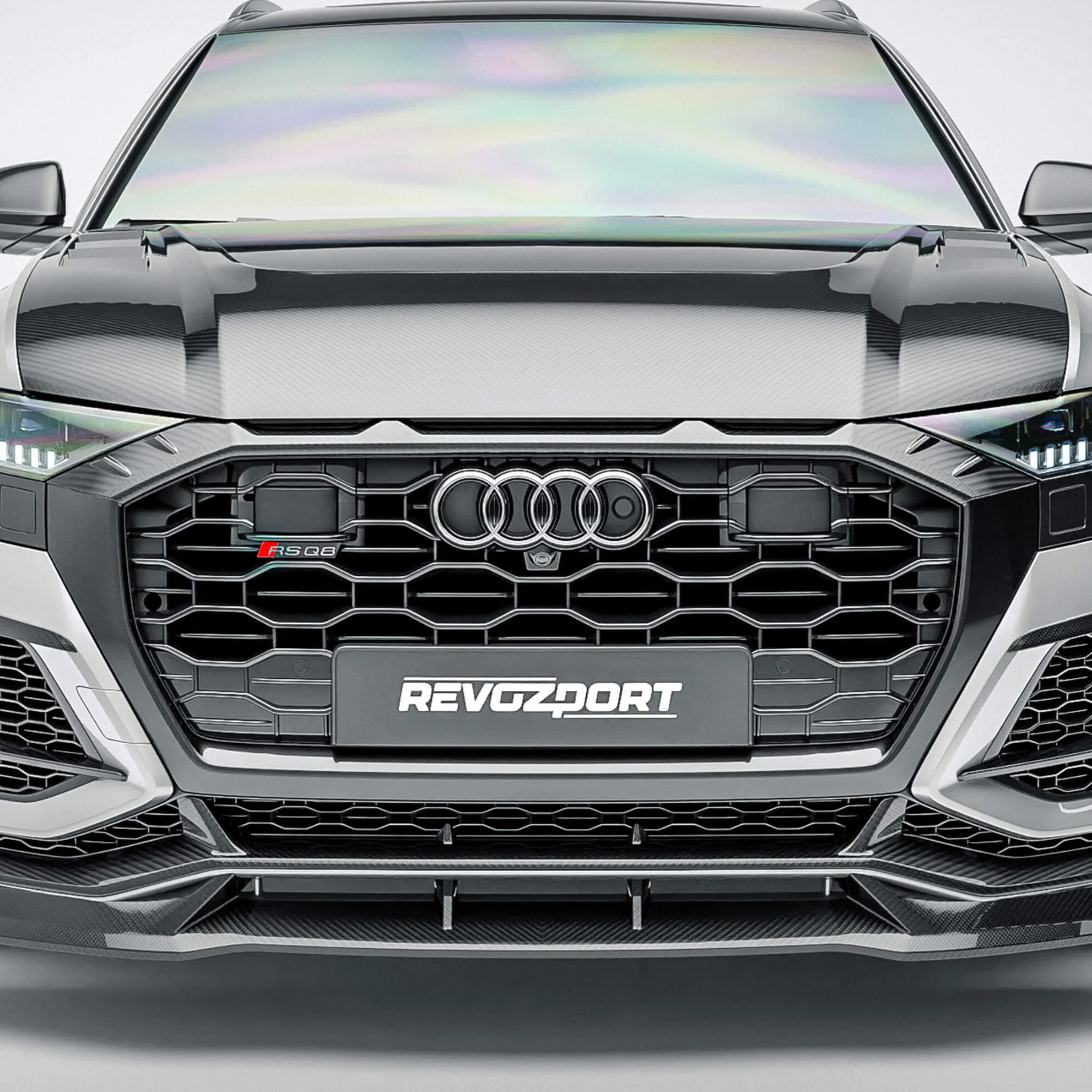 Карбонова передня решітка для Audi RSQ8 thumbnail 3