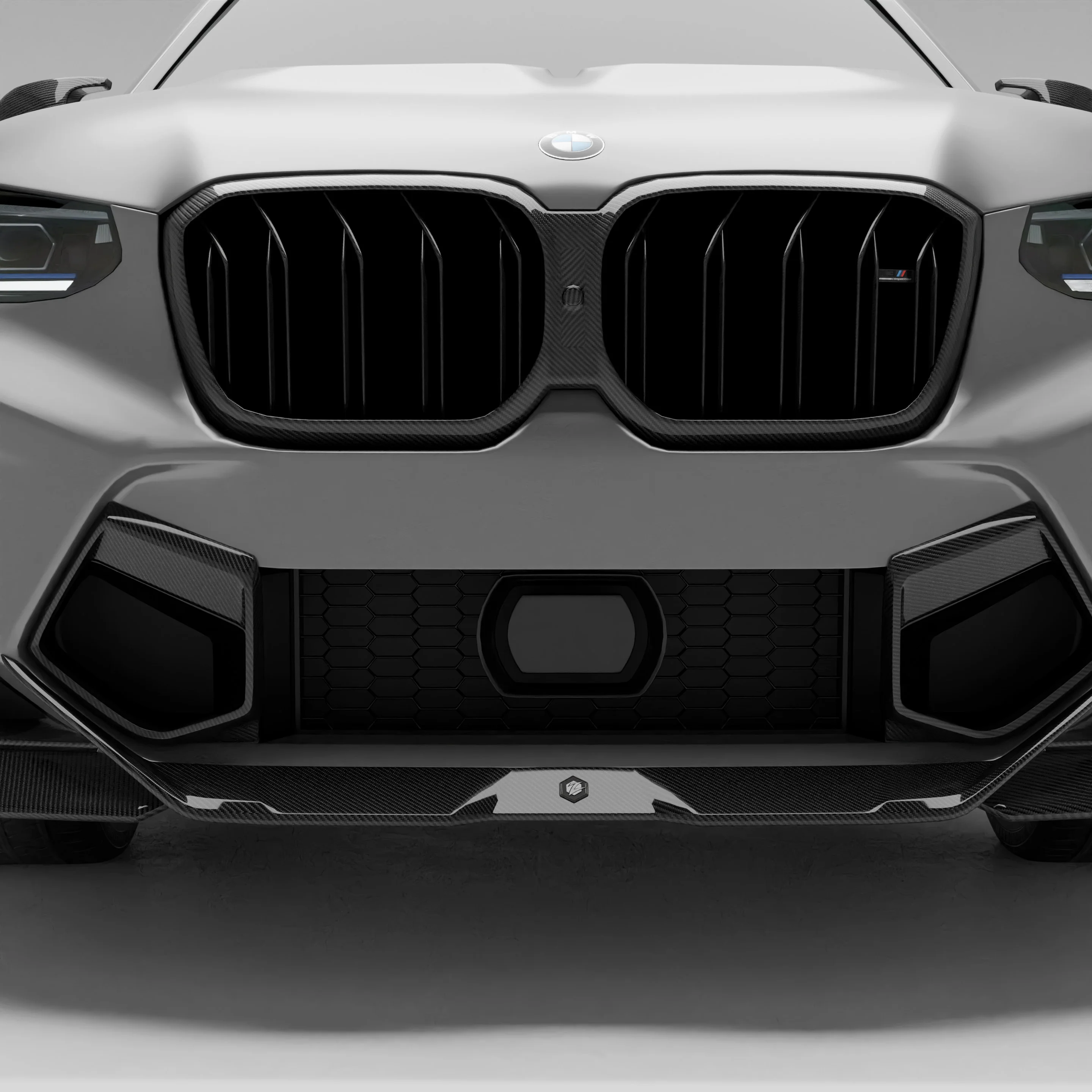 Carbon Fiber Grill for BMW X3M F97 X4M F98 LCI thumbnail 2