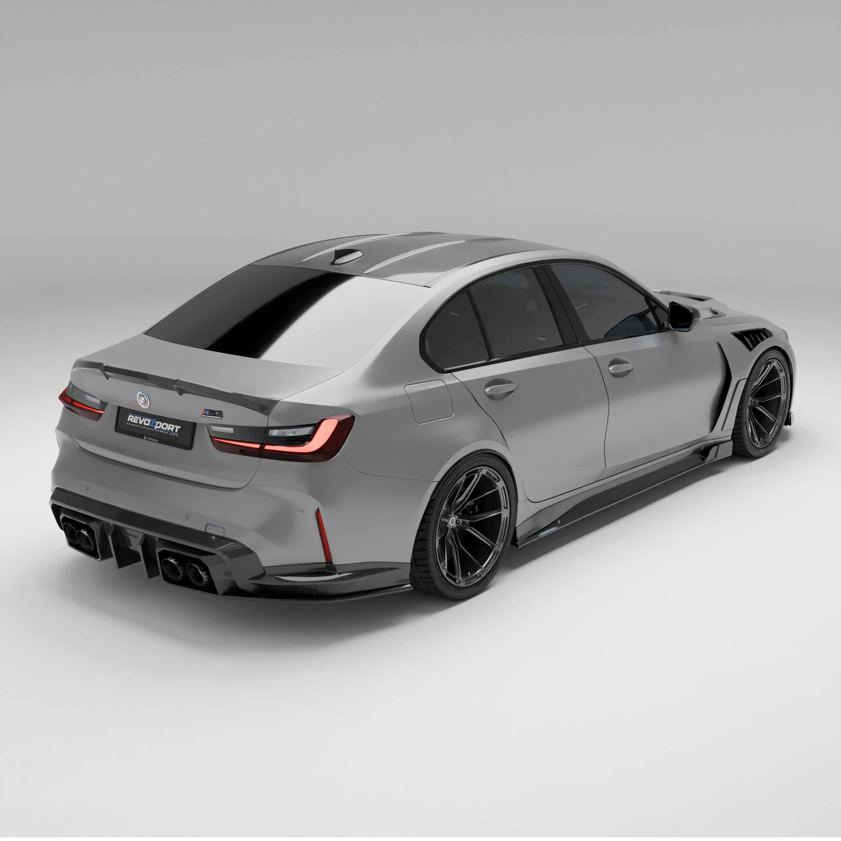 Карбоновий задній спойлер для BMW G80 M3 thumbnail 9