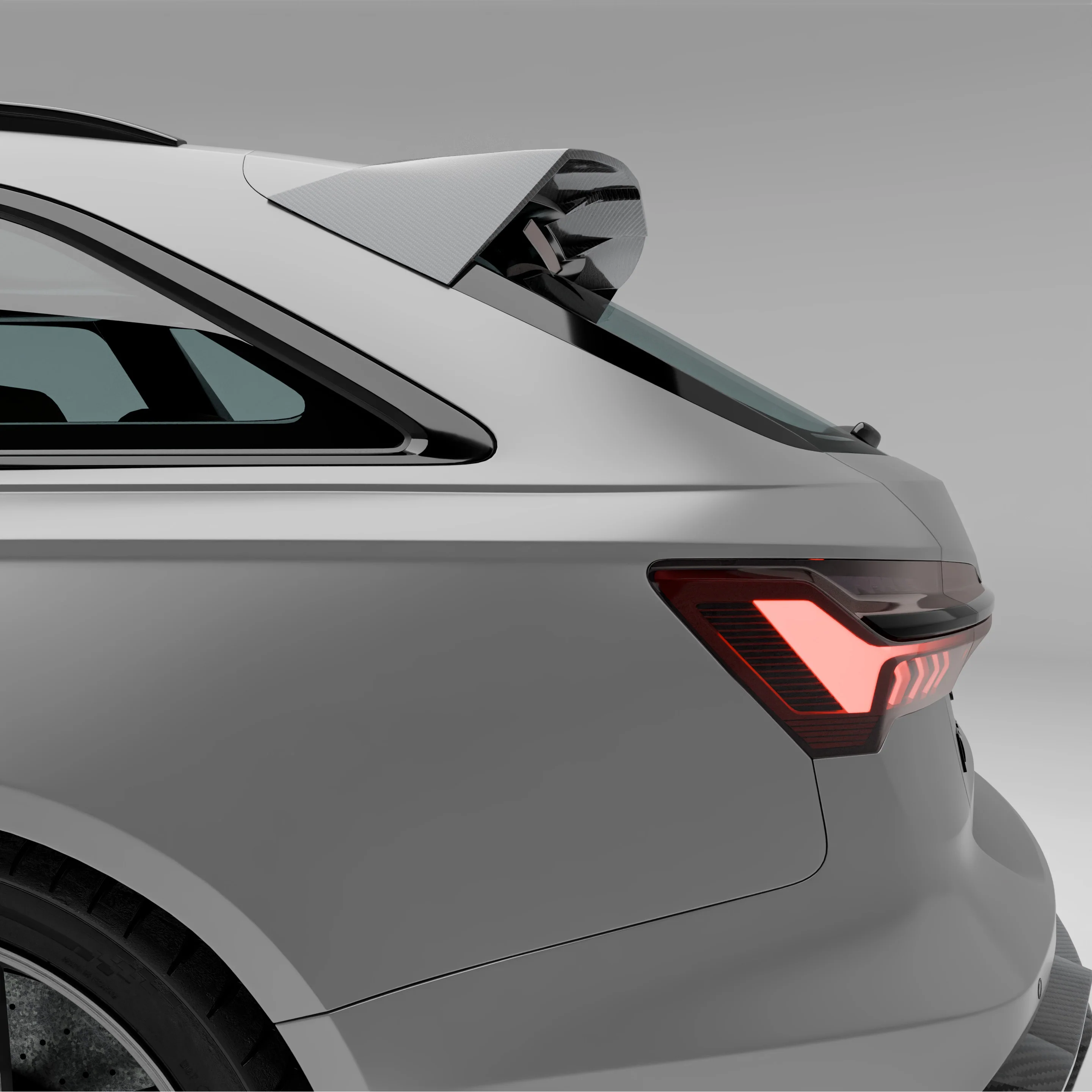 Карбоновий спойлер даху для Audi RS6 C8 thumbnail 10