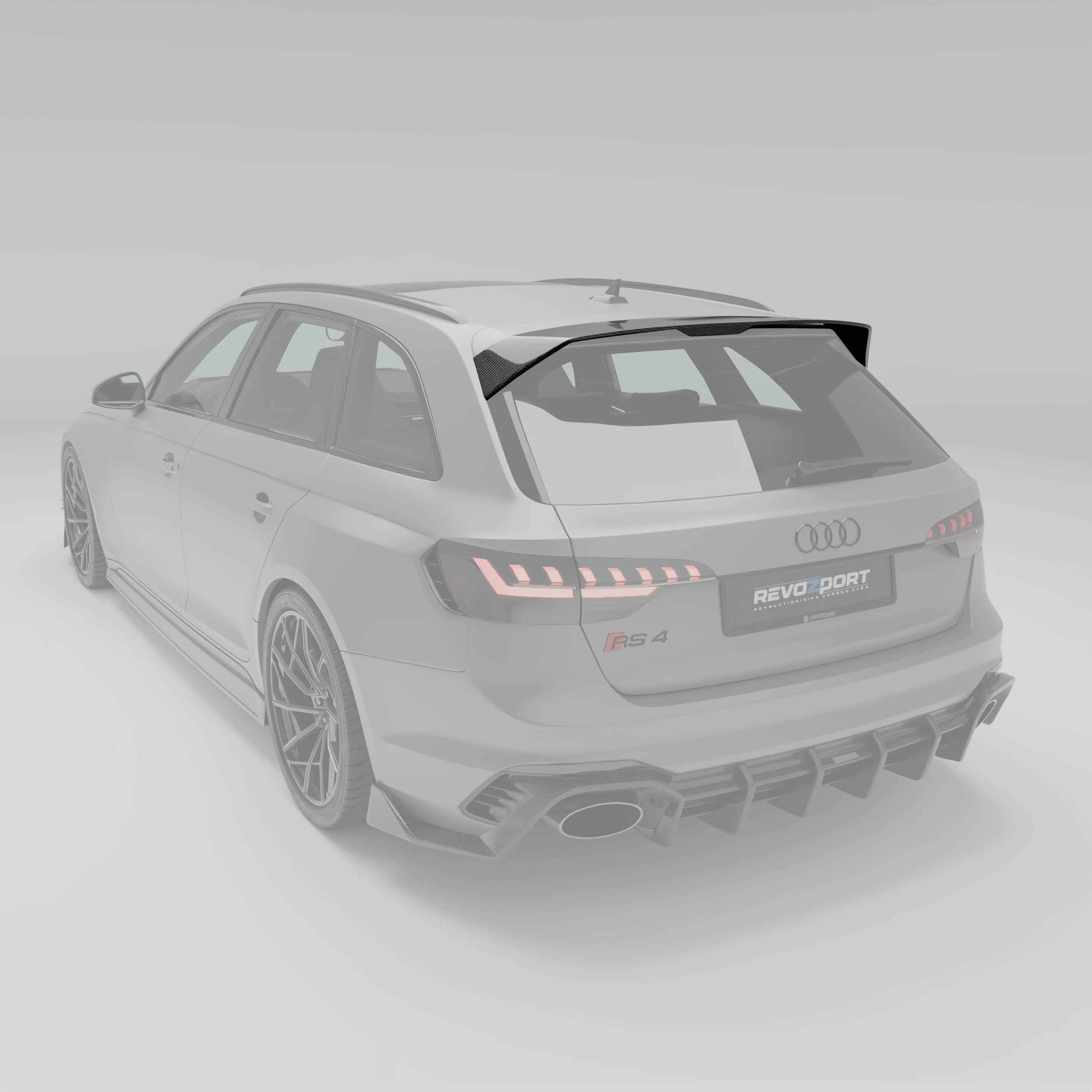 Карбоновий спойлер даху для Audi RS4 B9.5 Avant