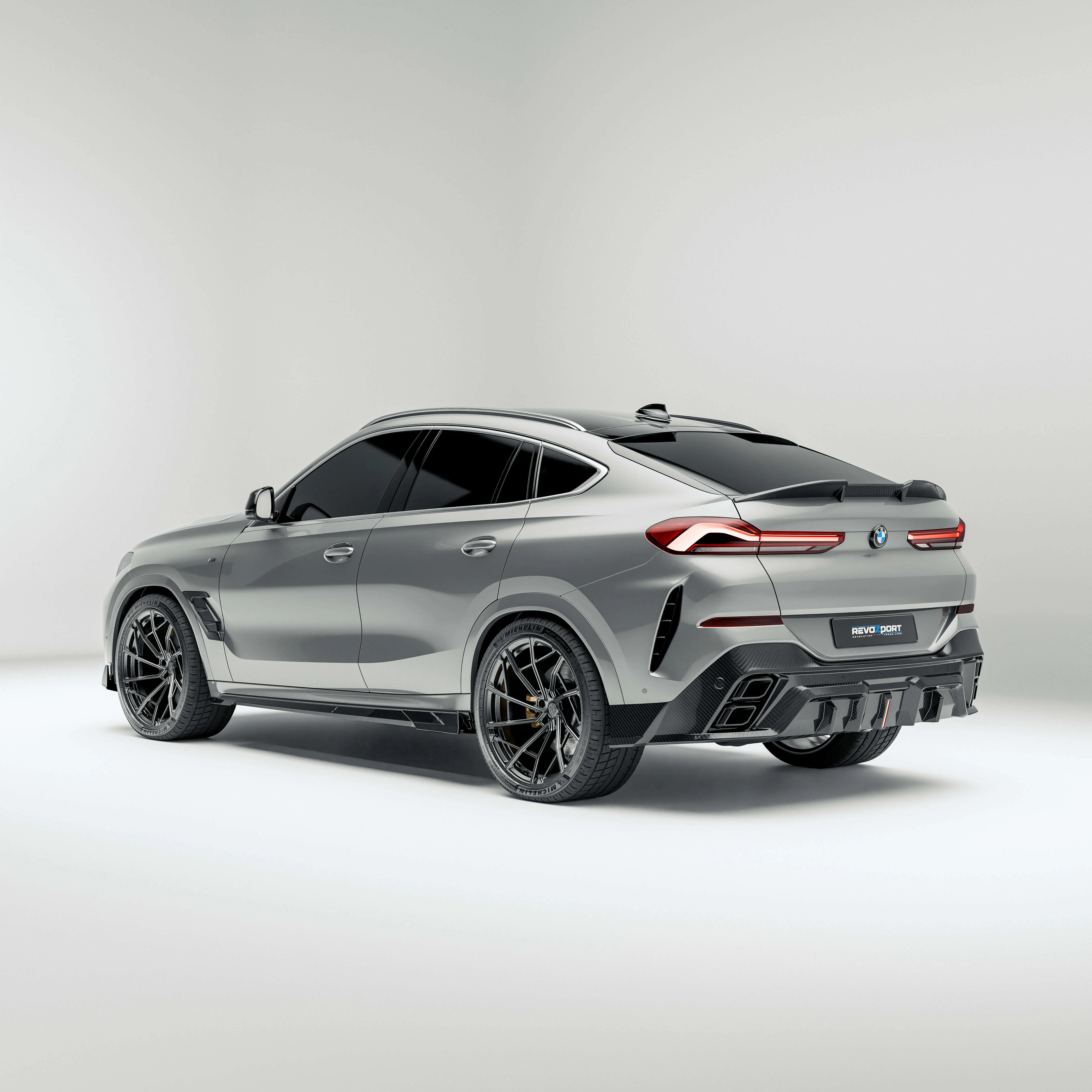 Carbon Fiber Rear Diffuser for BMW X6 G06 M Sport thumbnail 8