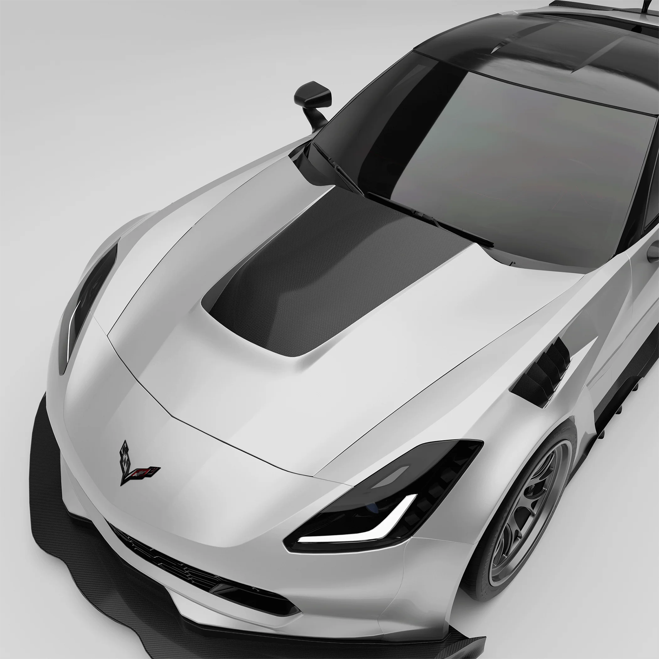 Карбоновий капот для Chevrolet Corvette C7 thumbnail 2