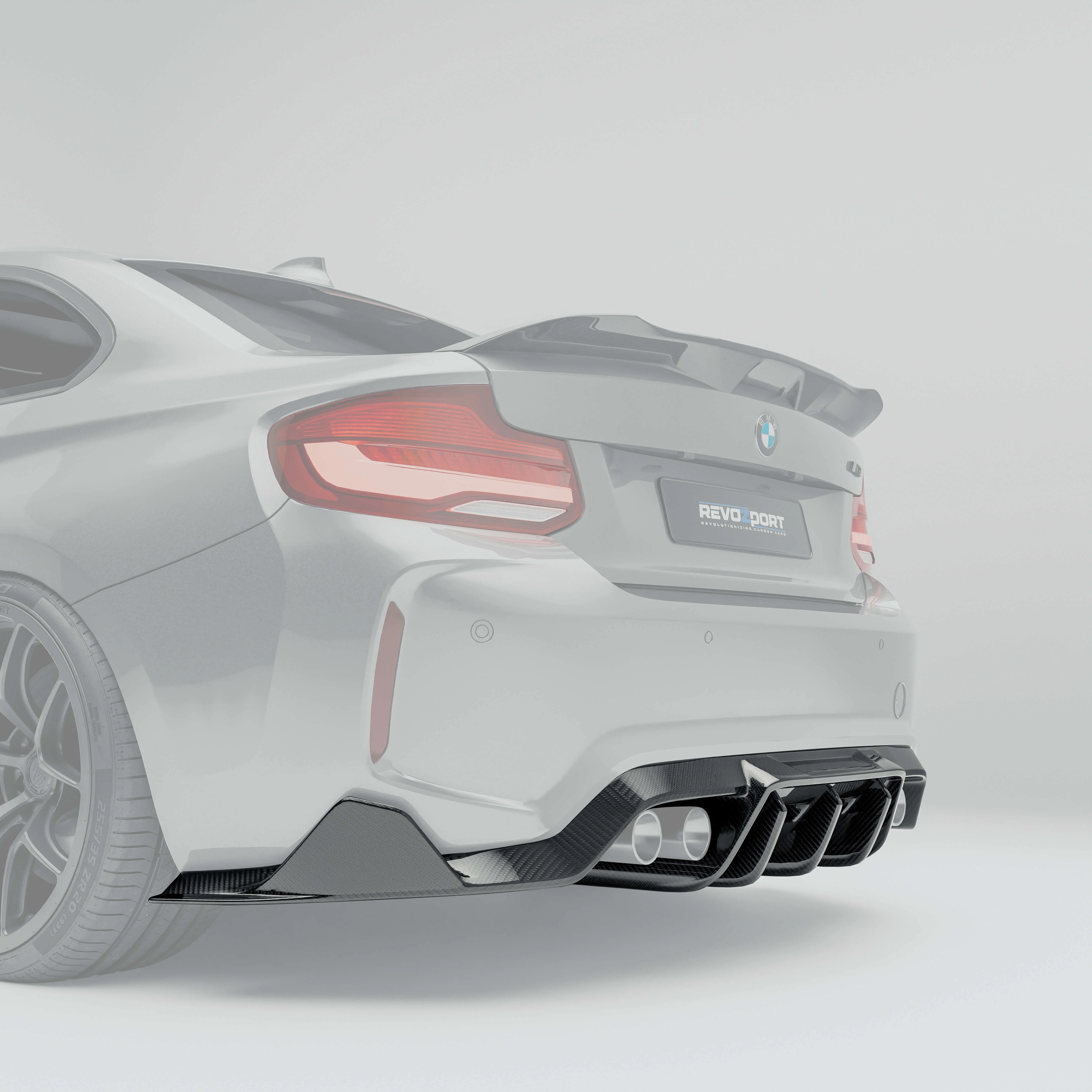 Carbon Fiber Rear Diffuser for BMW M2 Competition F87 - Image 1
