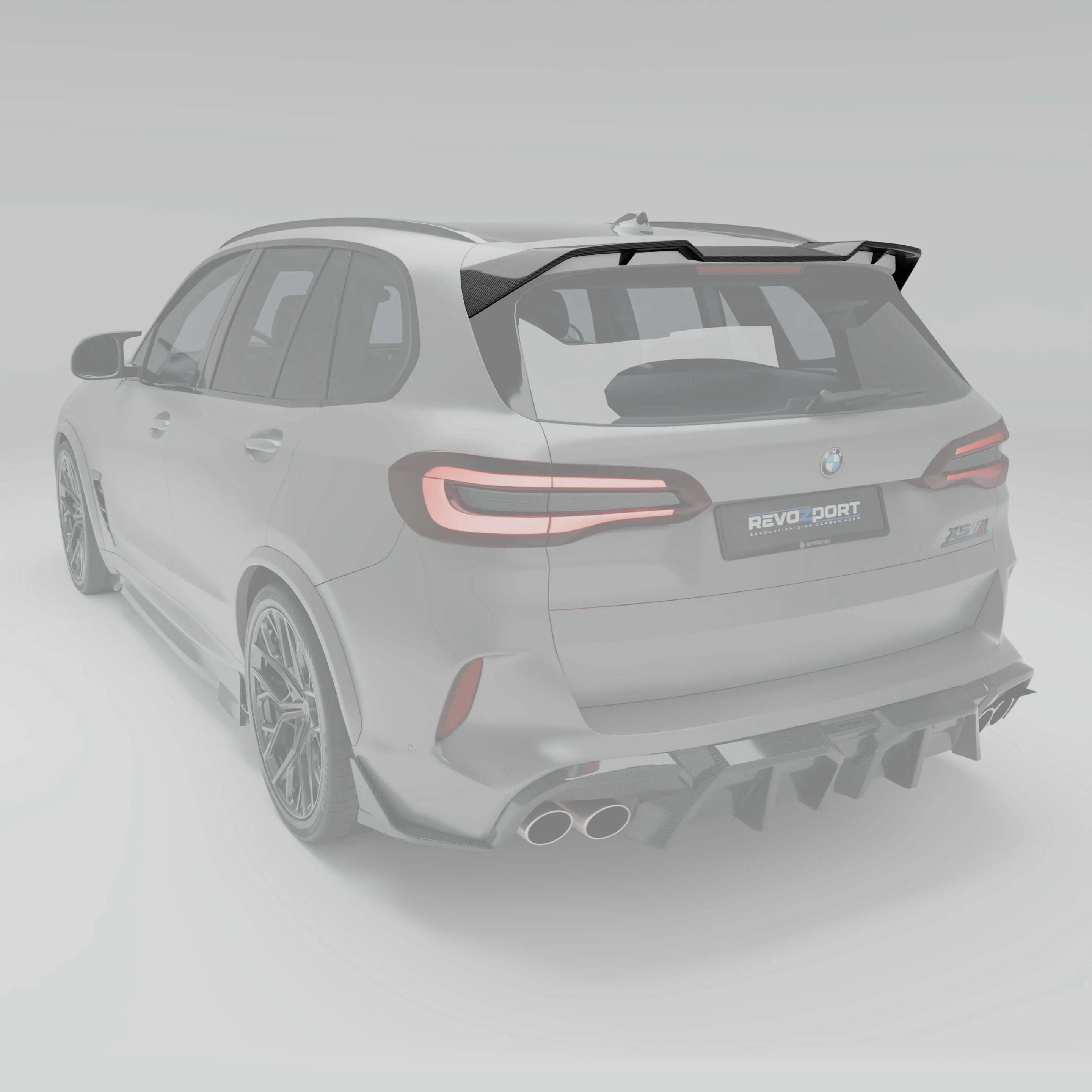 Carbon Fiber Roof Spoiler for BMW X5M F95 - Image 1