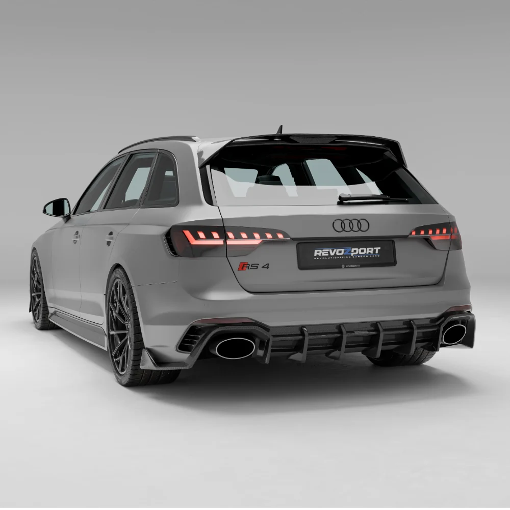 Карбоновий спойлер даху для Audi RS4 B9.5 Avant thumbnail 9