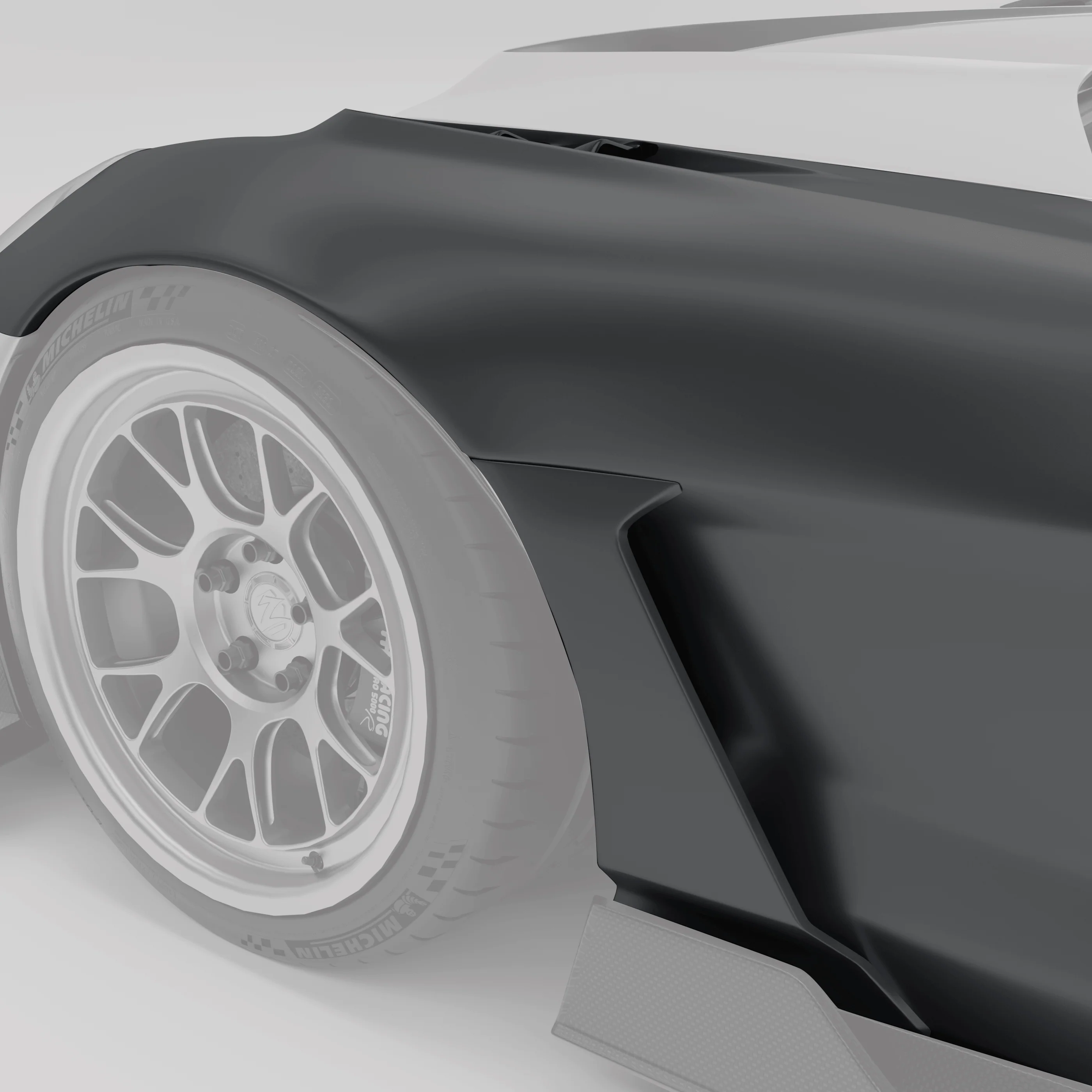 Carbon Fiber Side Fenders for Chevrolet Corvette C6 Base/ZR1 thumbnail 2
