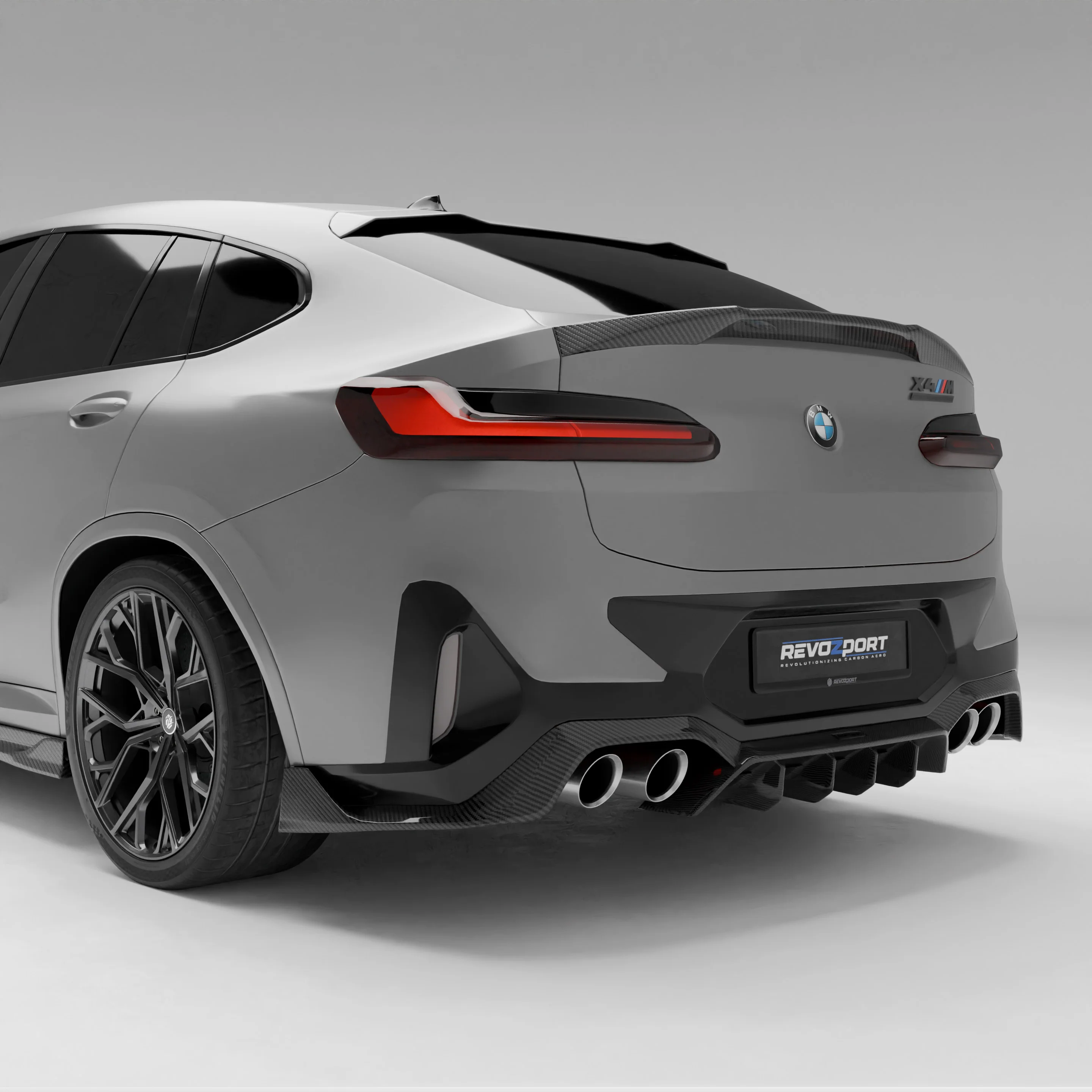Carbon Fiber Rear Diffuser for BMW X4M F98 LCI thumbnail 2