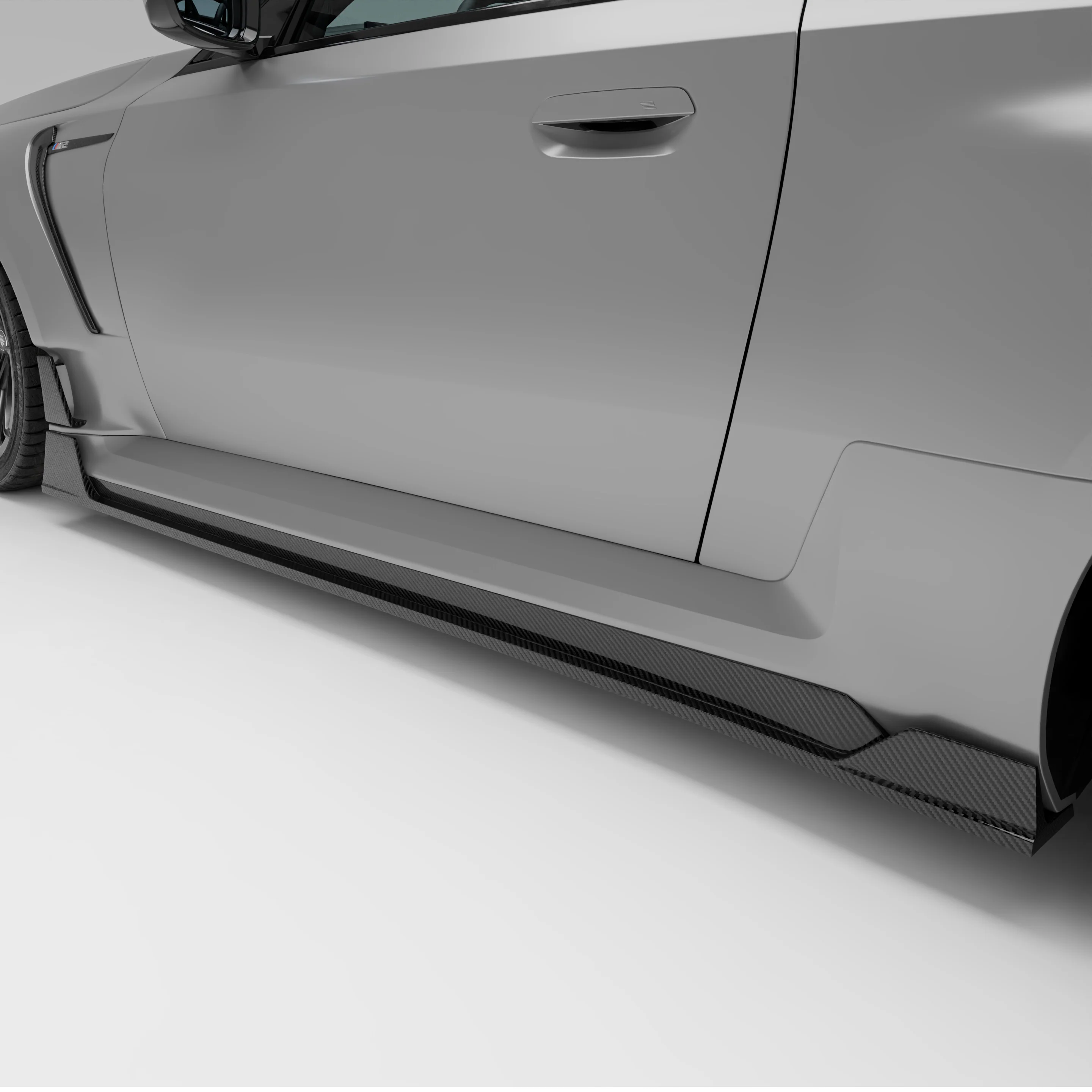 Карбонові бічні пороги для BMW G87 M2 thumbnail 2