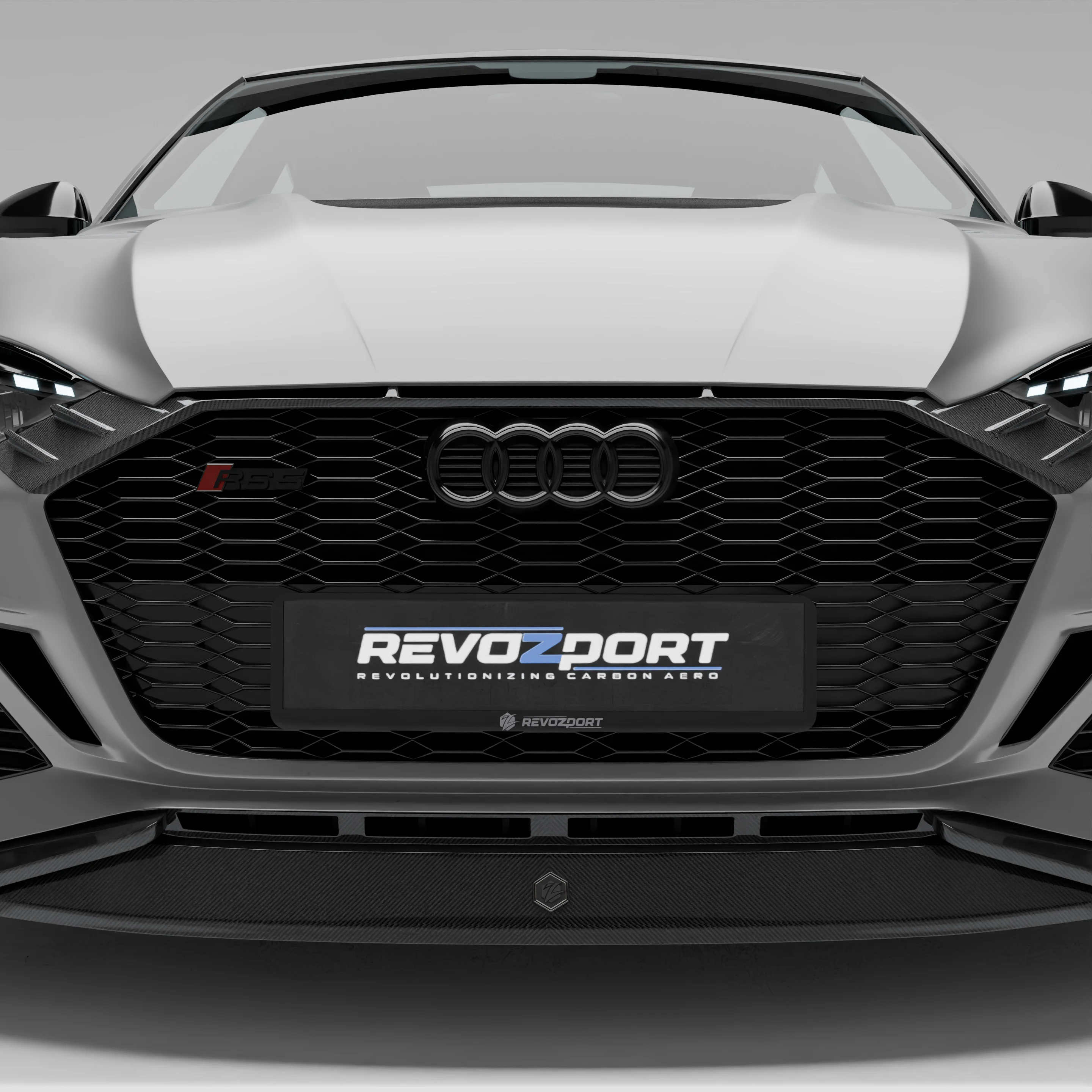 Карбонова решітка для Audi RS5 B9.5 Sportback thumbnail 3