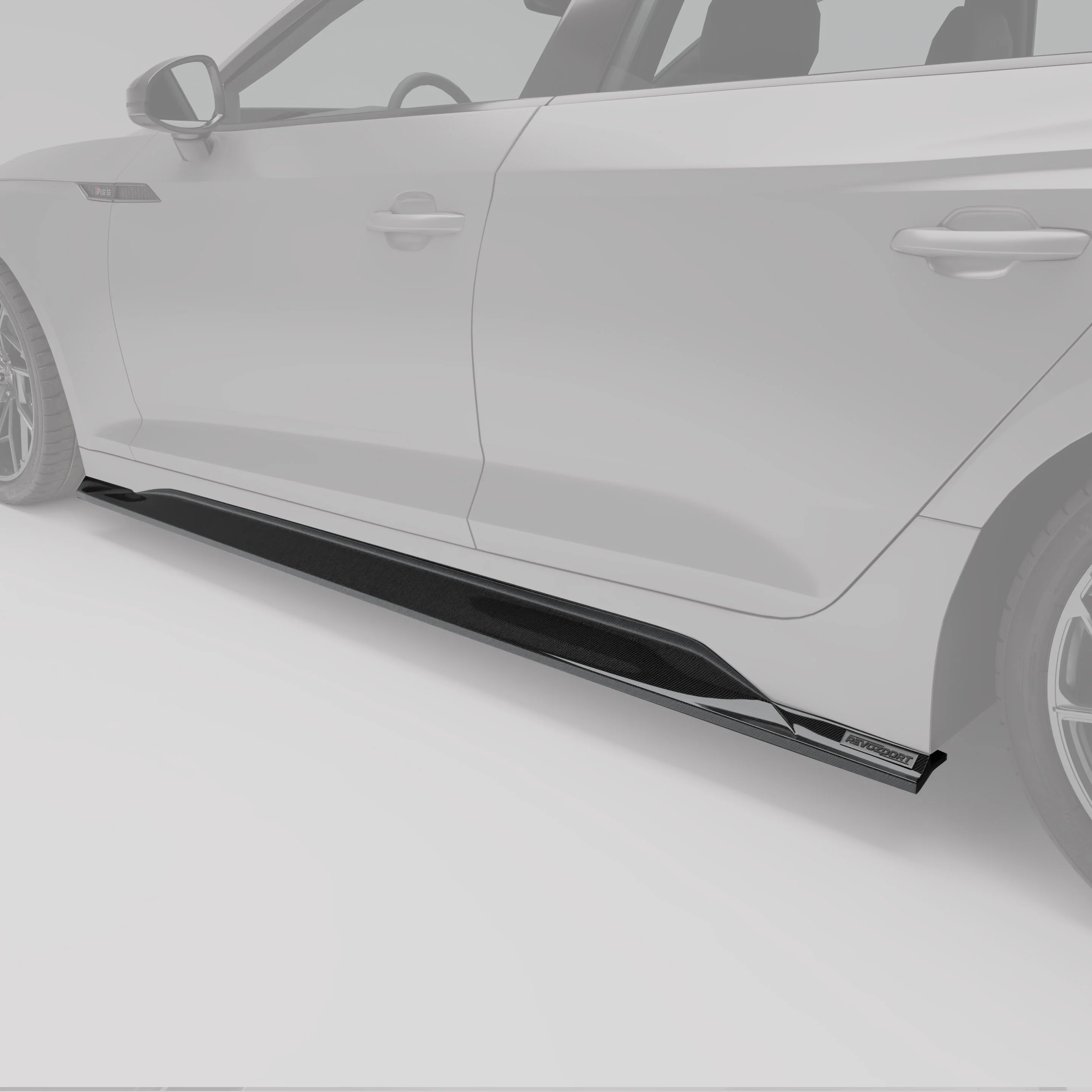 Карбонові бічні пороги для Audi RS5 B9.5 Sportback