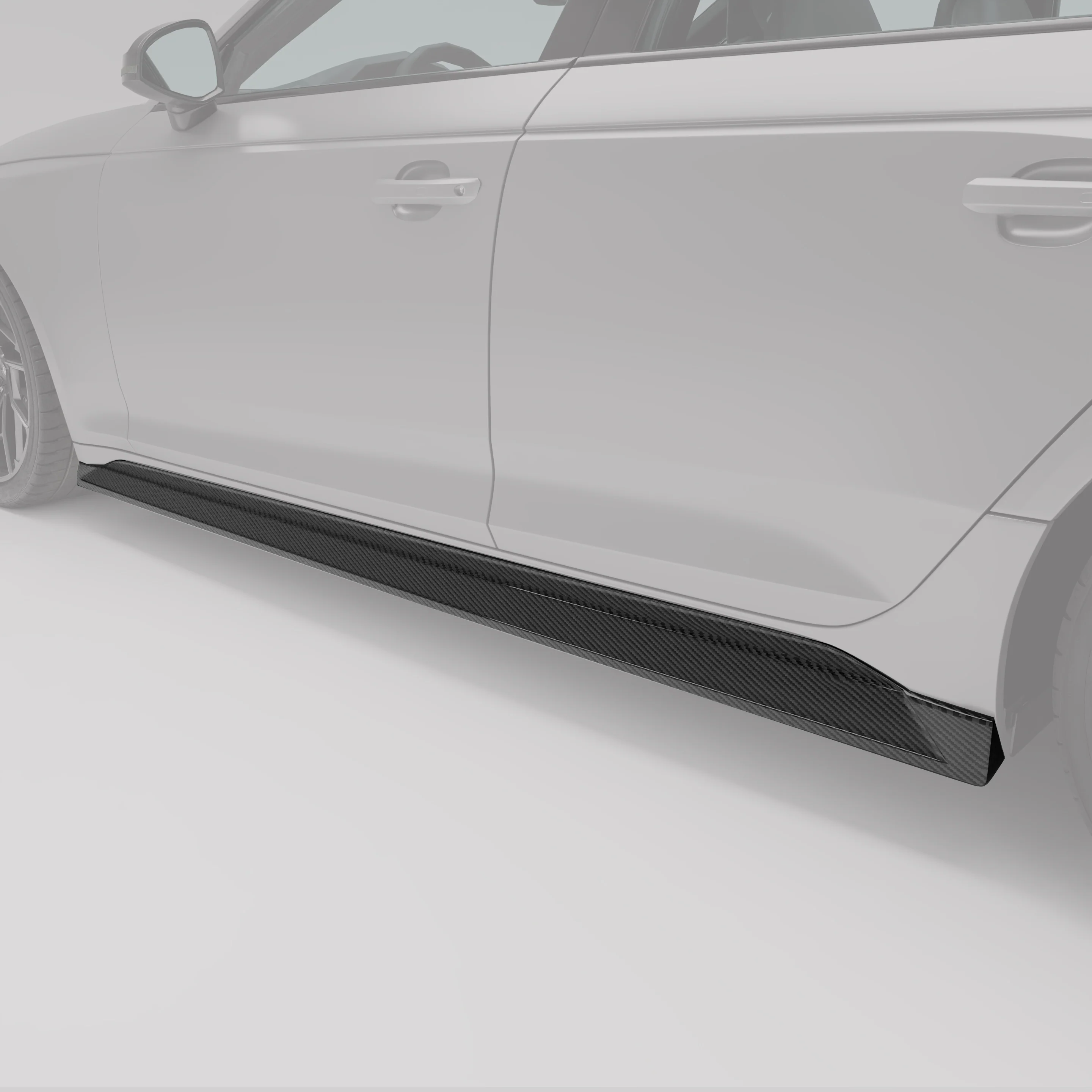 Карбонові бічні пороги для Audi RS4 B9.5 Avant thumbnail 2