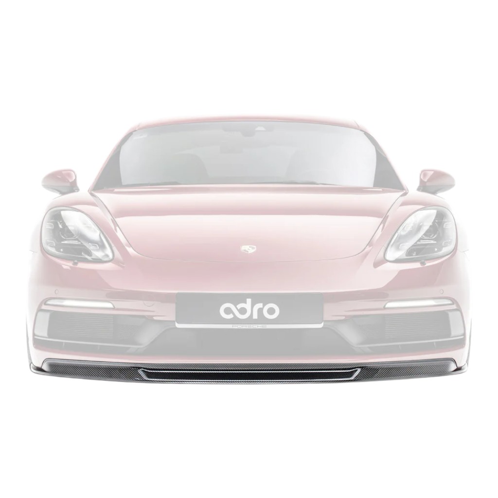 ADRO A23A20-1201 Передній спліттер (карбон) для PORSCHE 718 Boxster GTS / GTS 4.0 / Cayman GTS / GTS 4.0 (982)