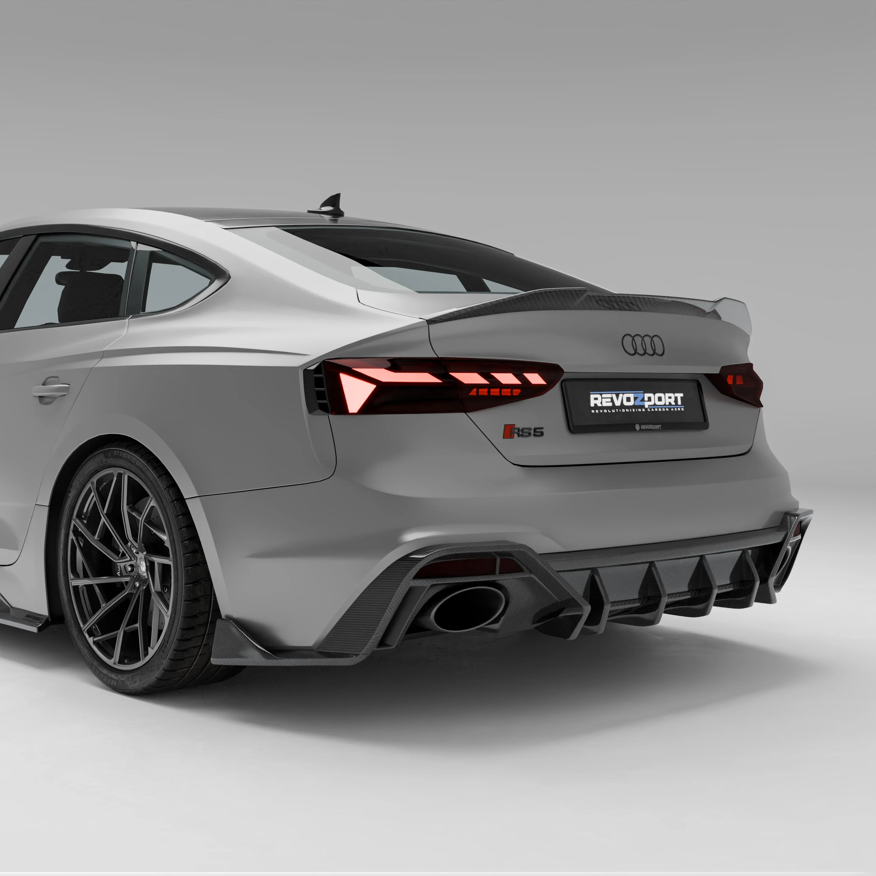 Carbon Fiber Rear Diffuser for Audi RS5 B9.5 Sportback thumbnail 3