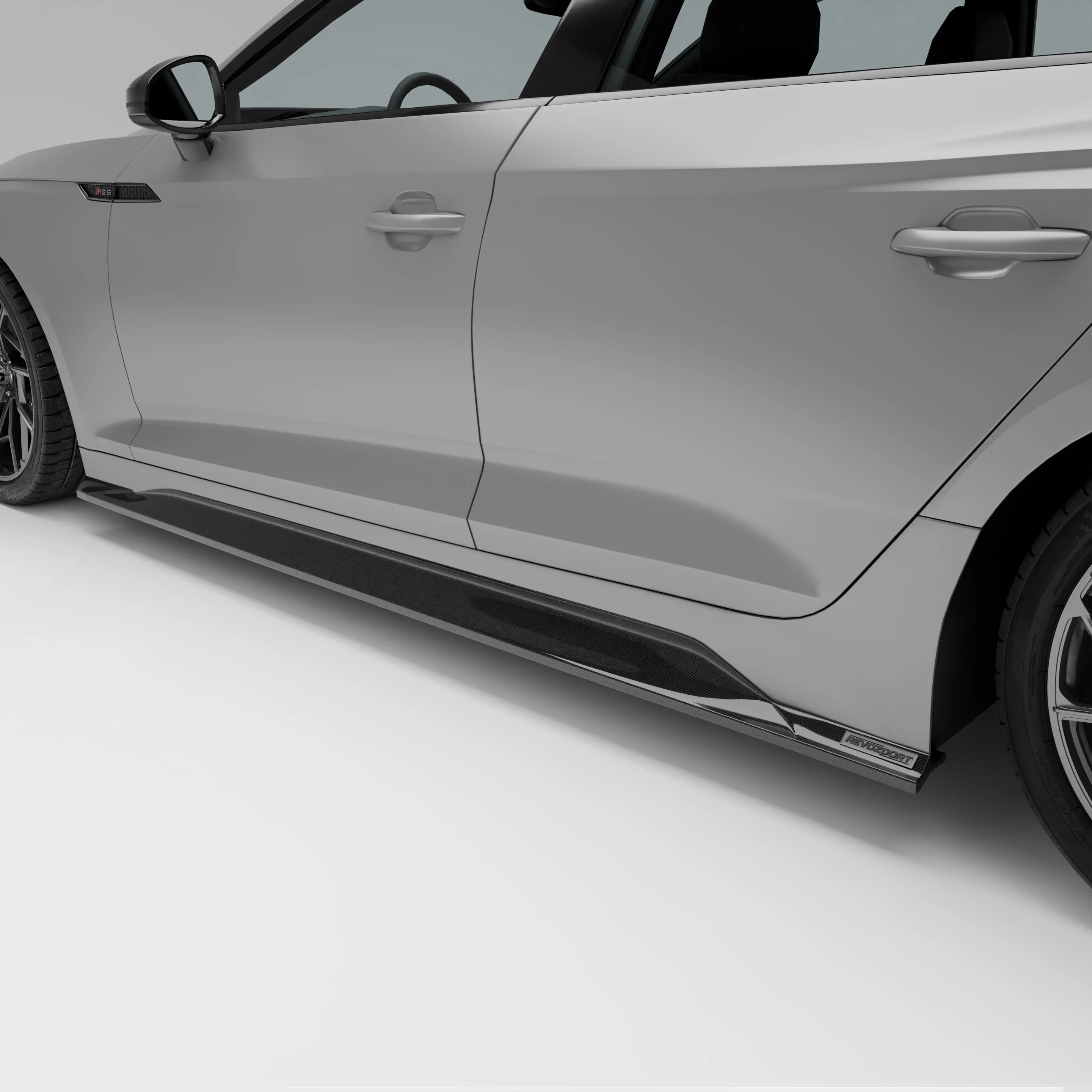 Carbon Fiber Side Skirts for Audi RS5 B9.5 Sportback thumbnail 3