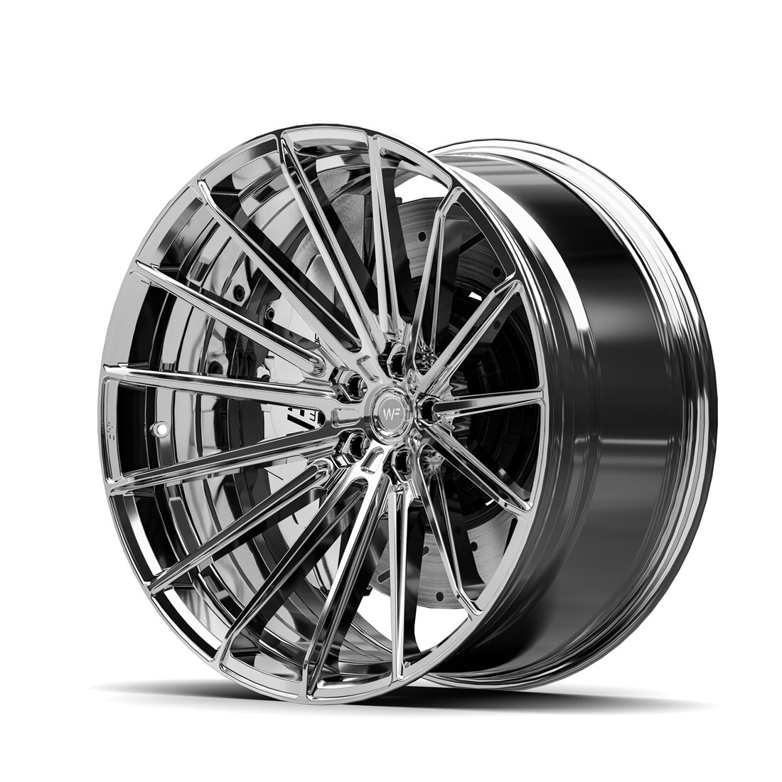 WheelForce XRSM-FF | 23x11 ET13 5/112 | Rhodium - Image 1