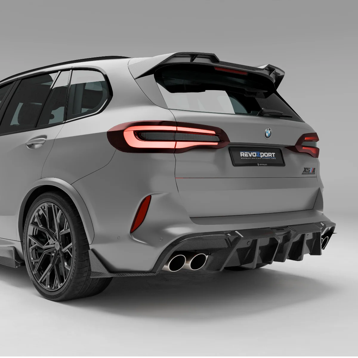 Карбоновий задній дифузор для BMW X5M F95 thumbnail 2