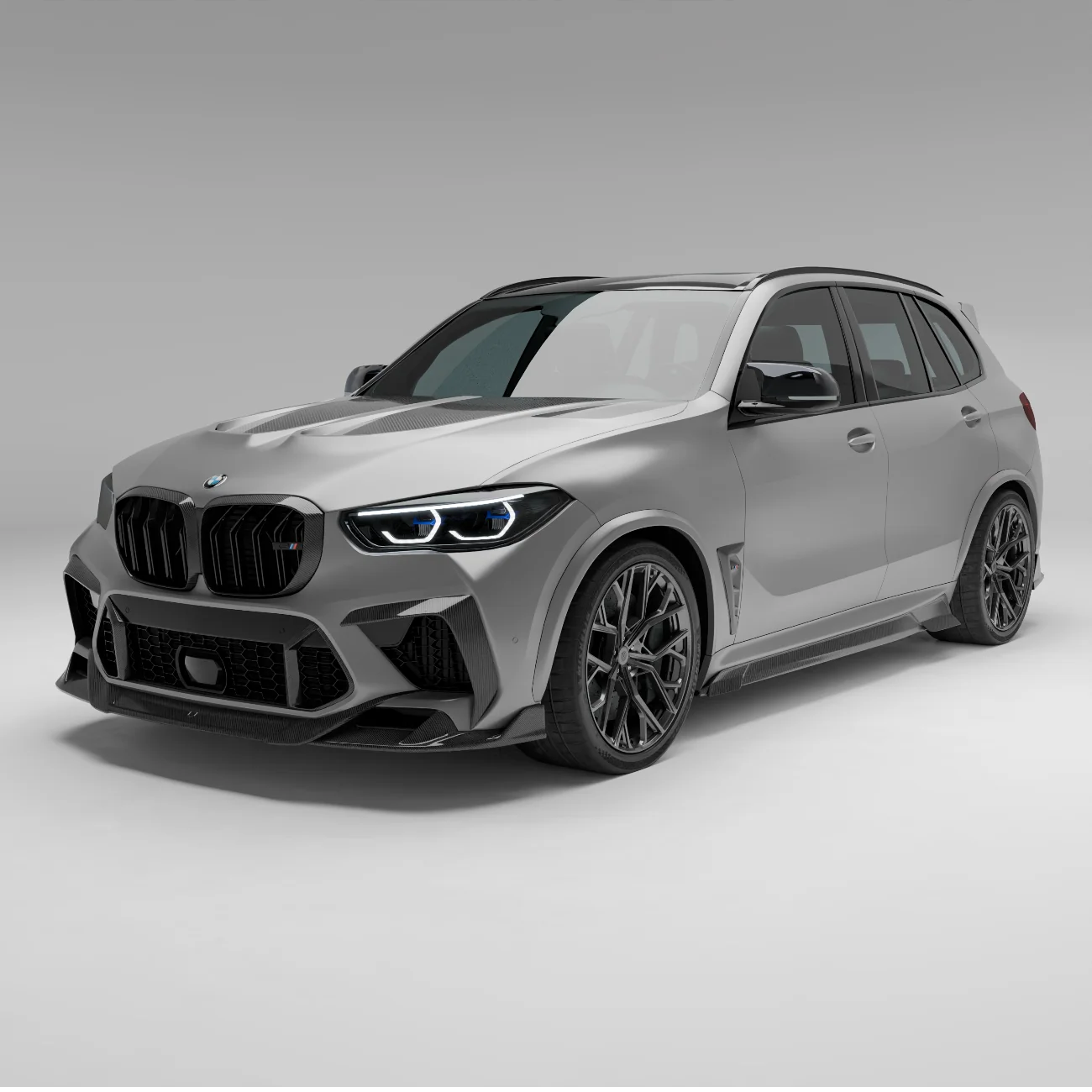 Карбонові вентиляційні накладки крил для BMW X5M F95 thumbnail 9
