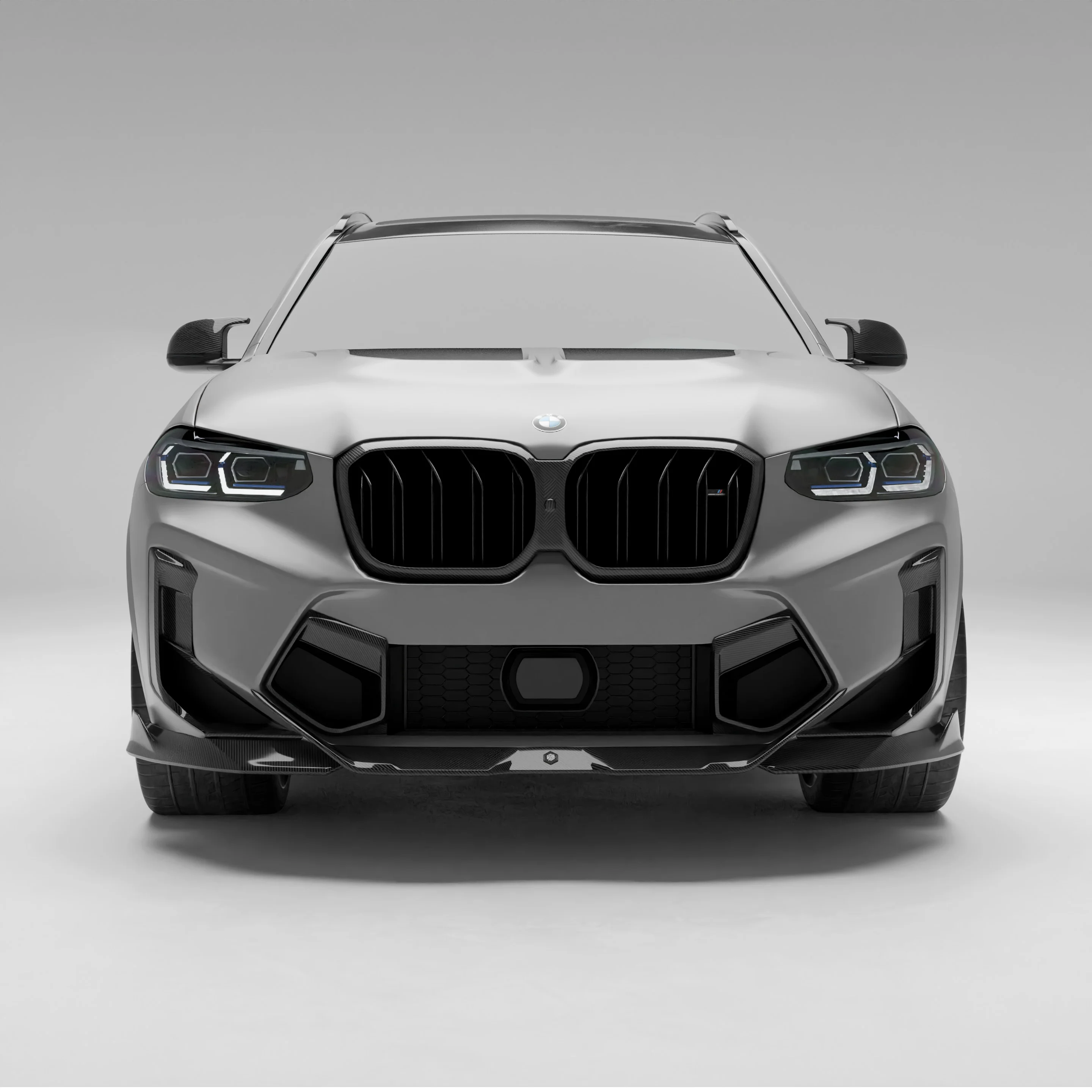 Carbon Fiber Front Bumper Vents for BMW X3M F97 X4M F98 LCI thumbnail 2