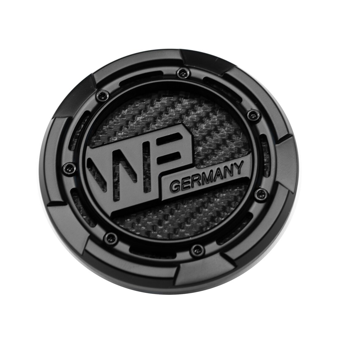 WheelForce Multi-piece Forged V2 Center Cap — DEEP BLACK - Image 1