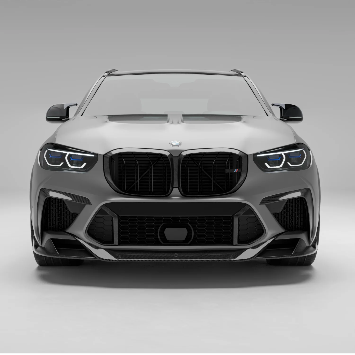 Карбонова передня губа для BMW X5M F95 thumbnail 10