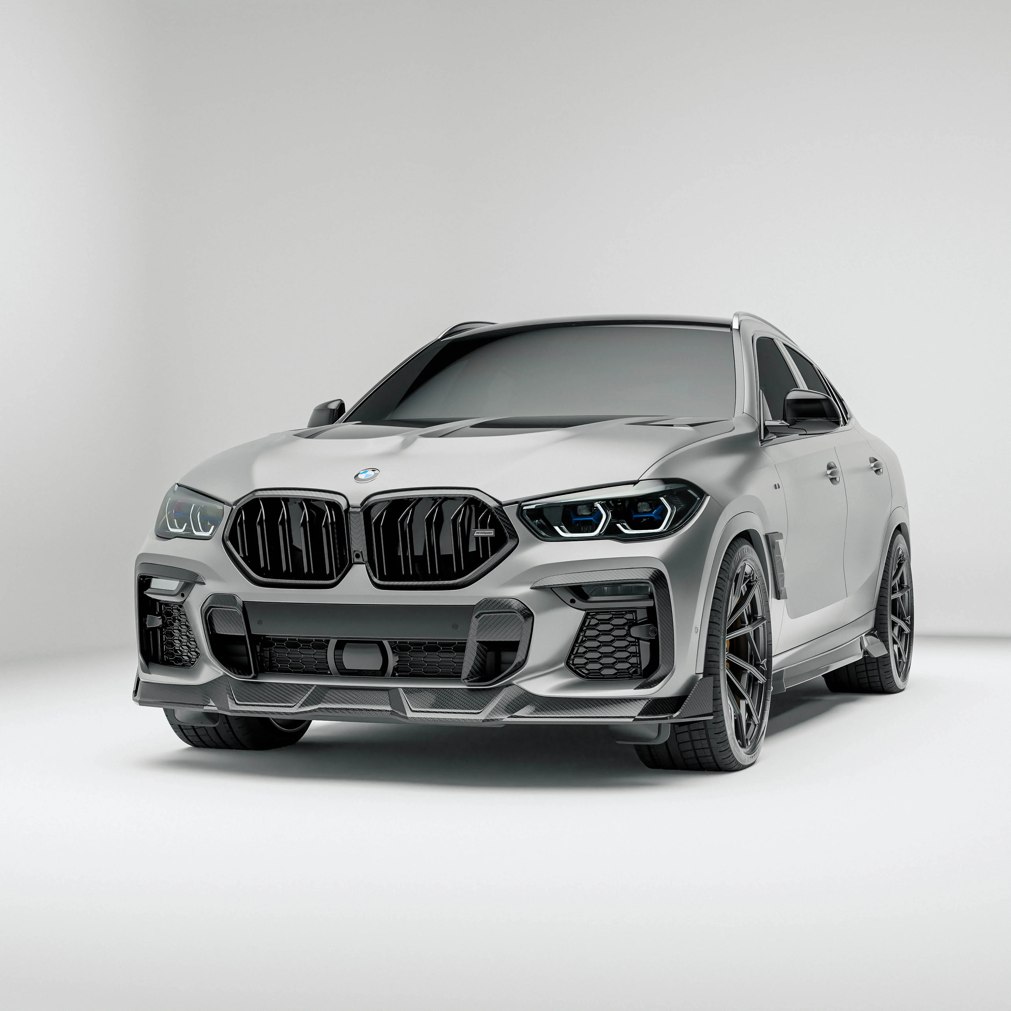 Карбонові повітрозабірники переднього бампера для BMW X6 G06 M Sport thumbnail 8
