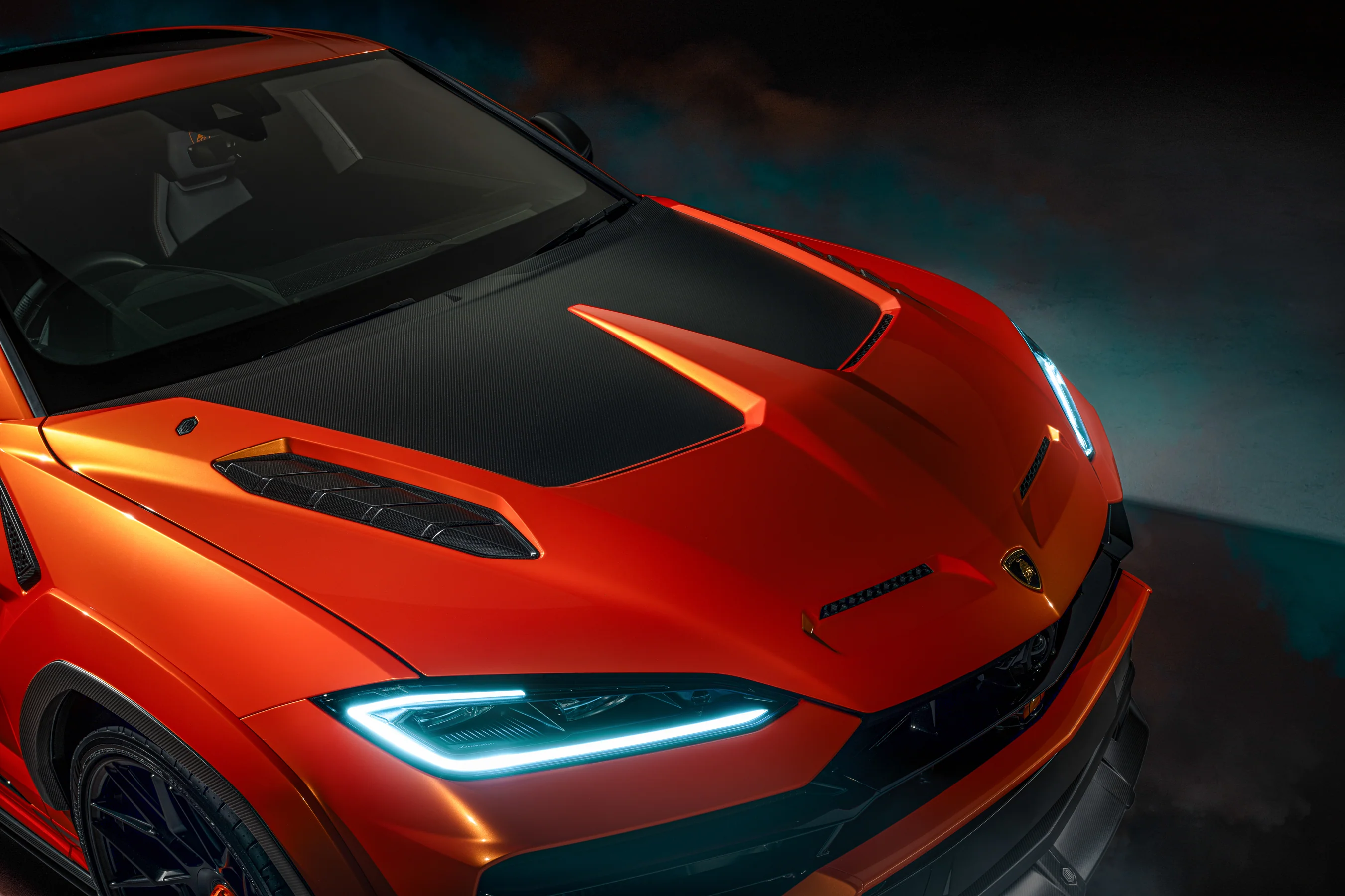 Накладка бокового вентиляційного елемента Visual Carbon Fibre для Lamborghini Urus SE thumbnail 6