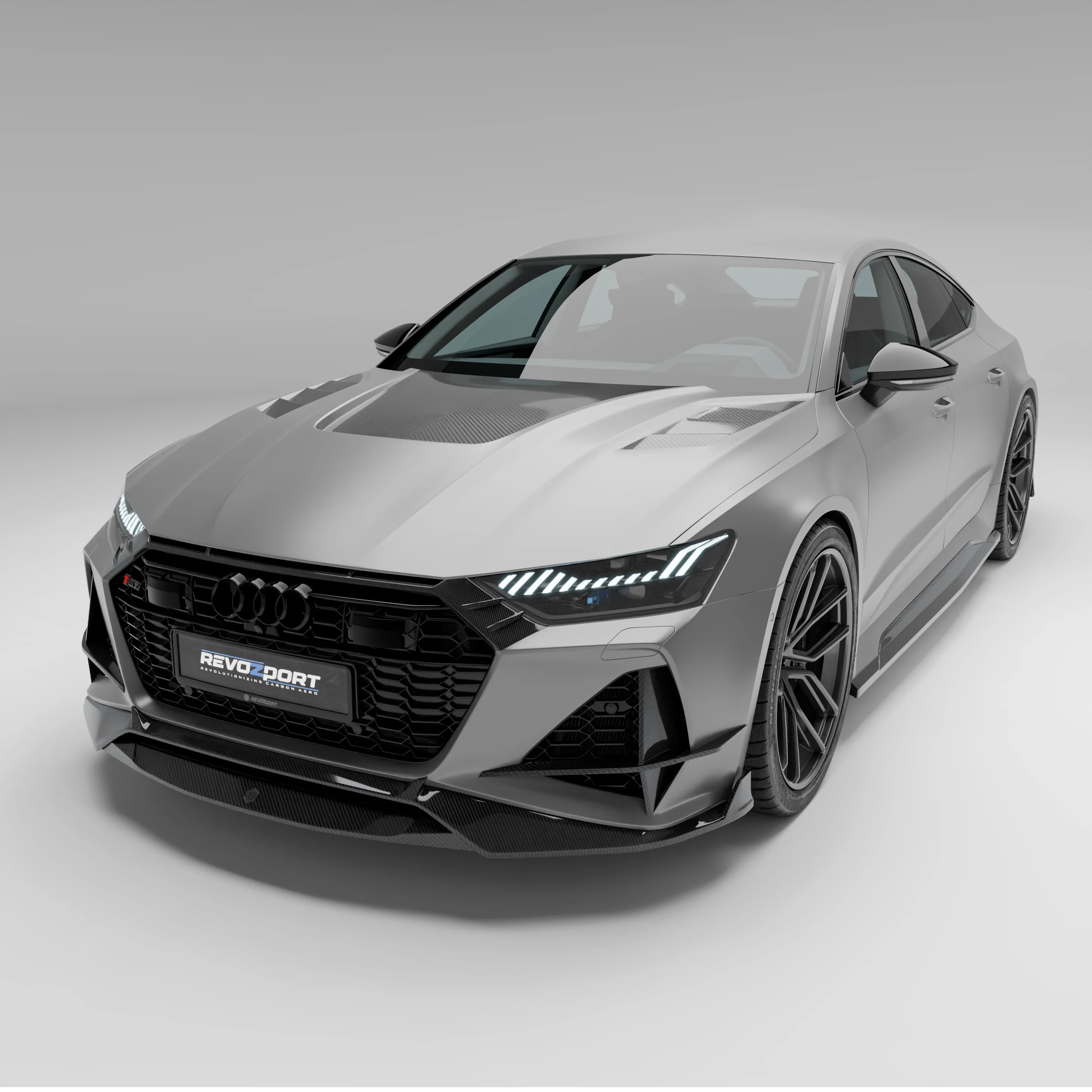 Карбонові канарди переднього бампера для Audi RS6 RS7 C8 thumbnail 8