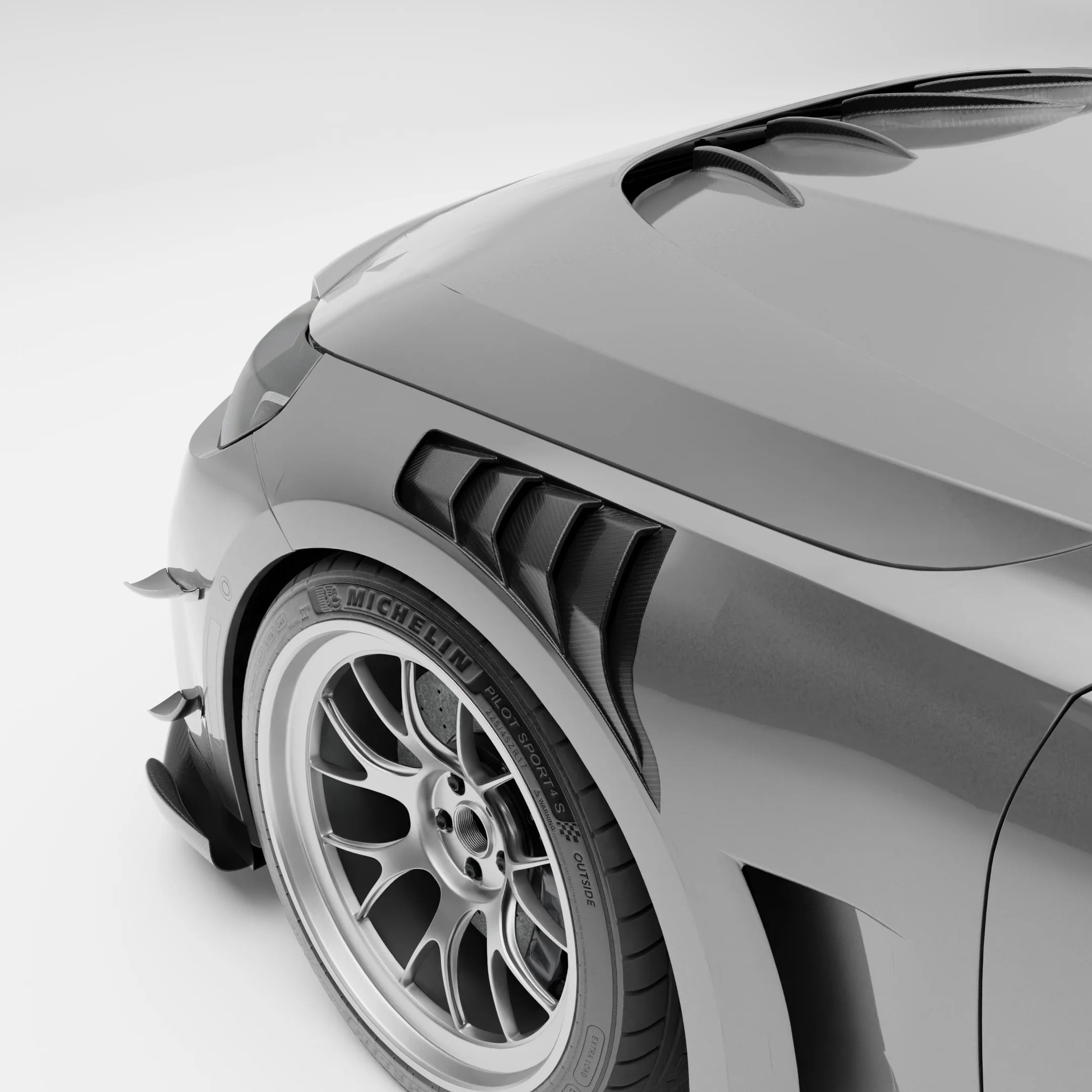 Carbon Fiber Side Fenders for BMW G87 M2 - Image 1