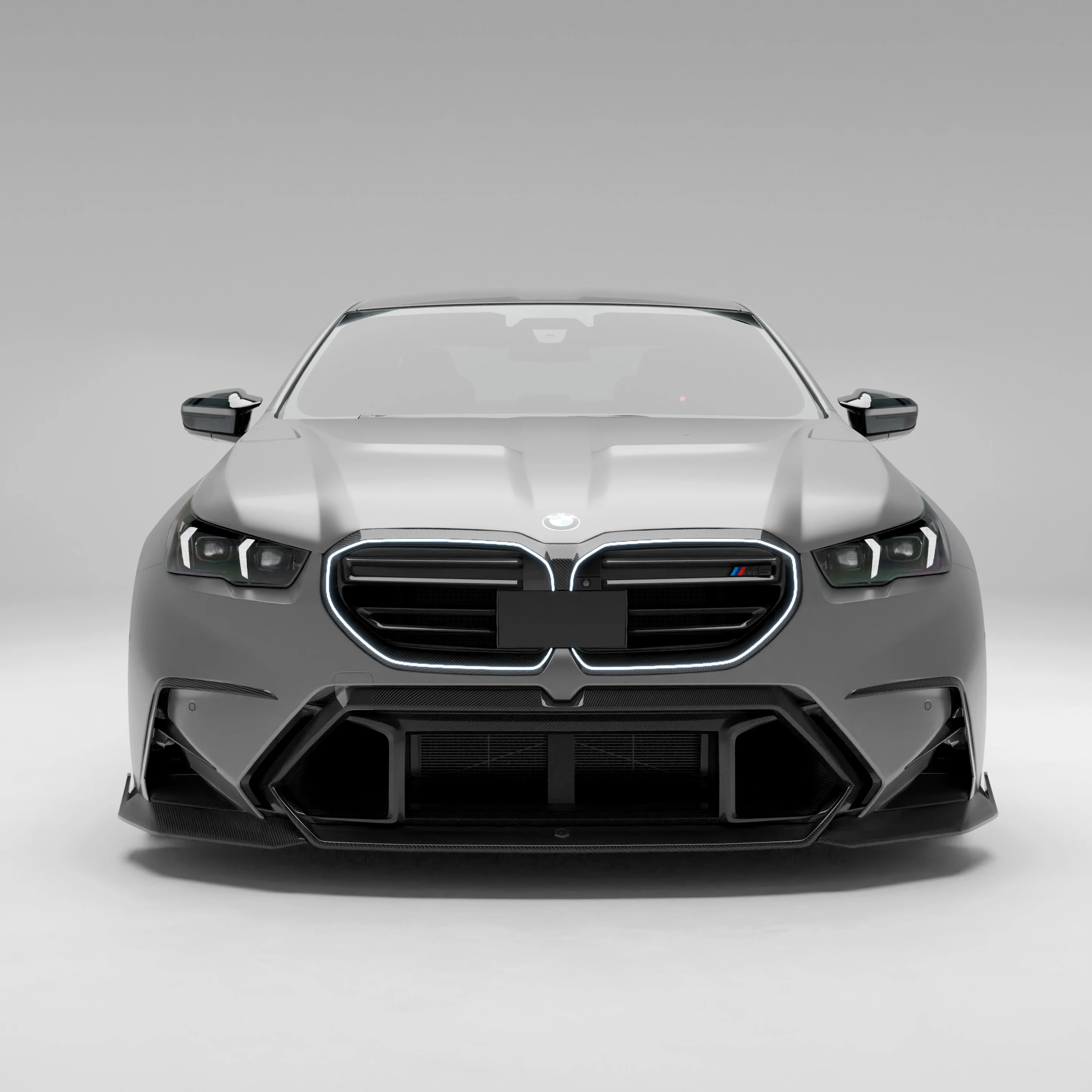 Carbon Fiber Front Bumper Air Intake Vent for BMW M5 G90 Sedan G99 Touring thumbnail 2
