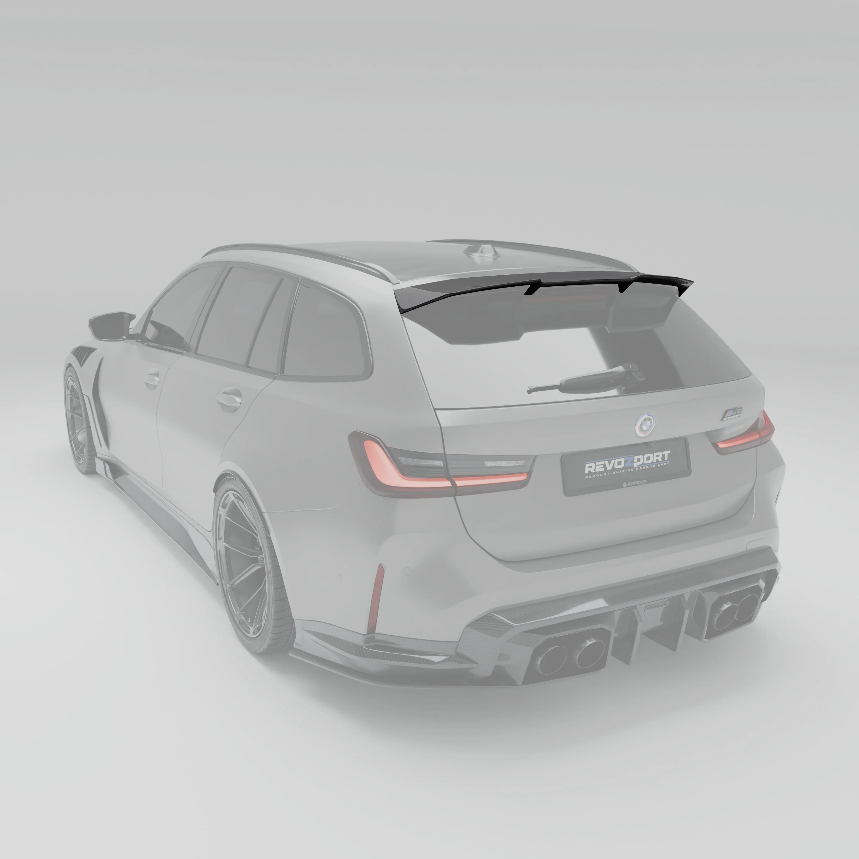 Carbon Fiber Rear Roof Spoiler for BMW G81 M3 - Image 1