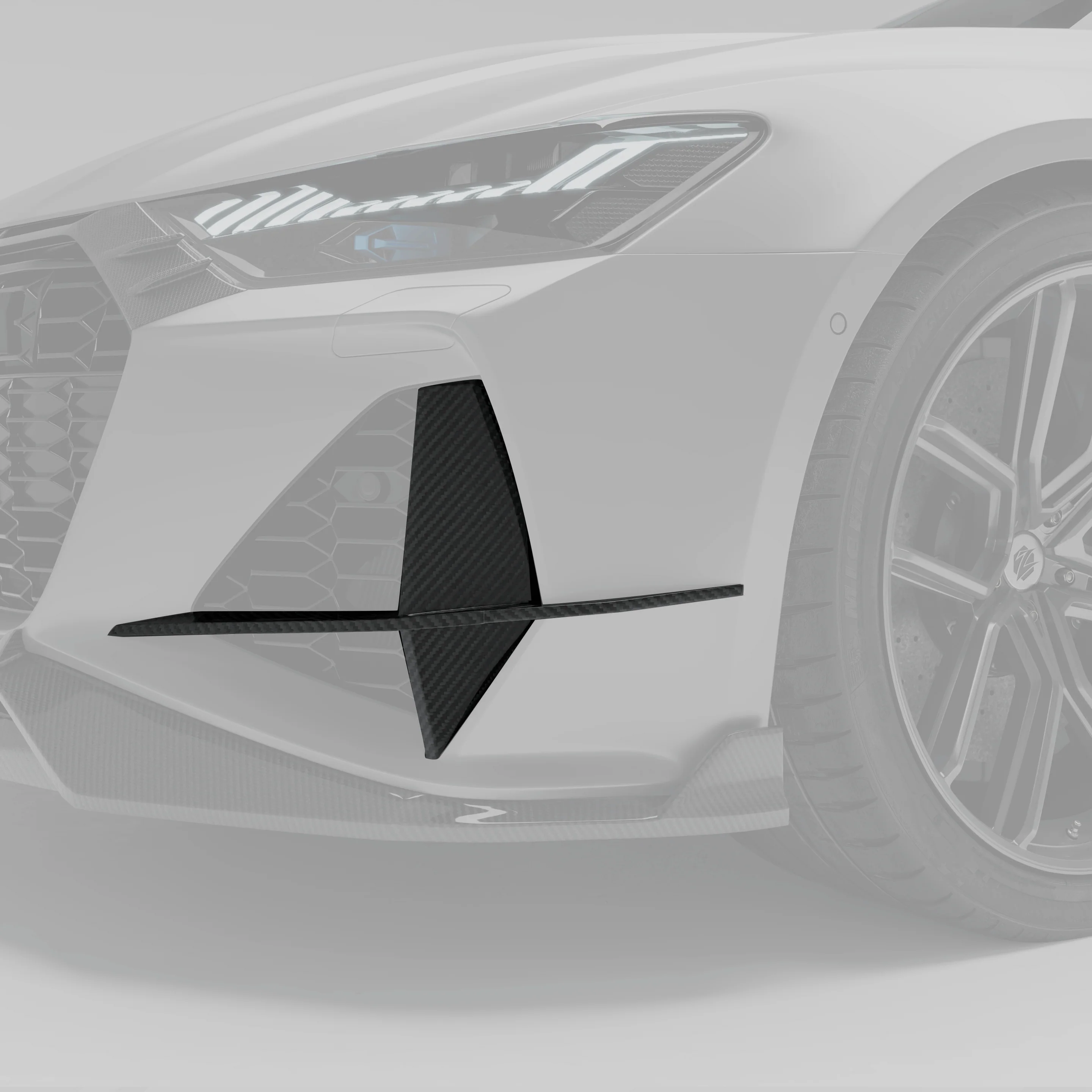 Карбонові канарди переднього бампера для Audi RS6 RS7 C8