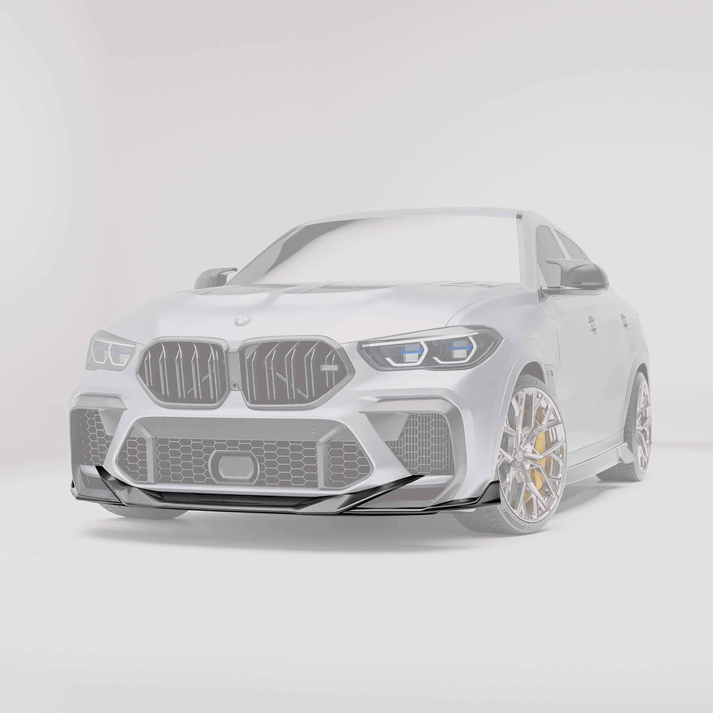 Carbon Fiber Front Lip for BMW X6M F96 - Image 1