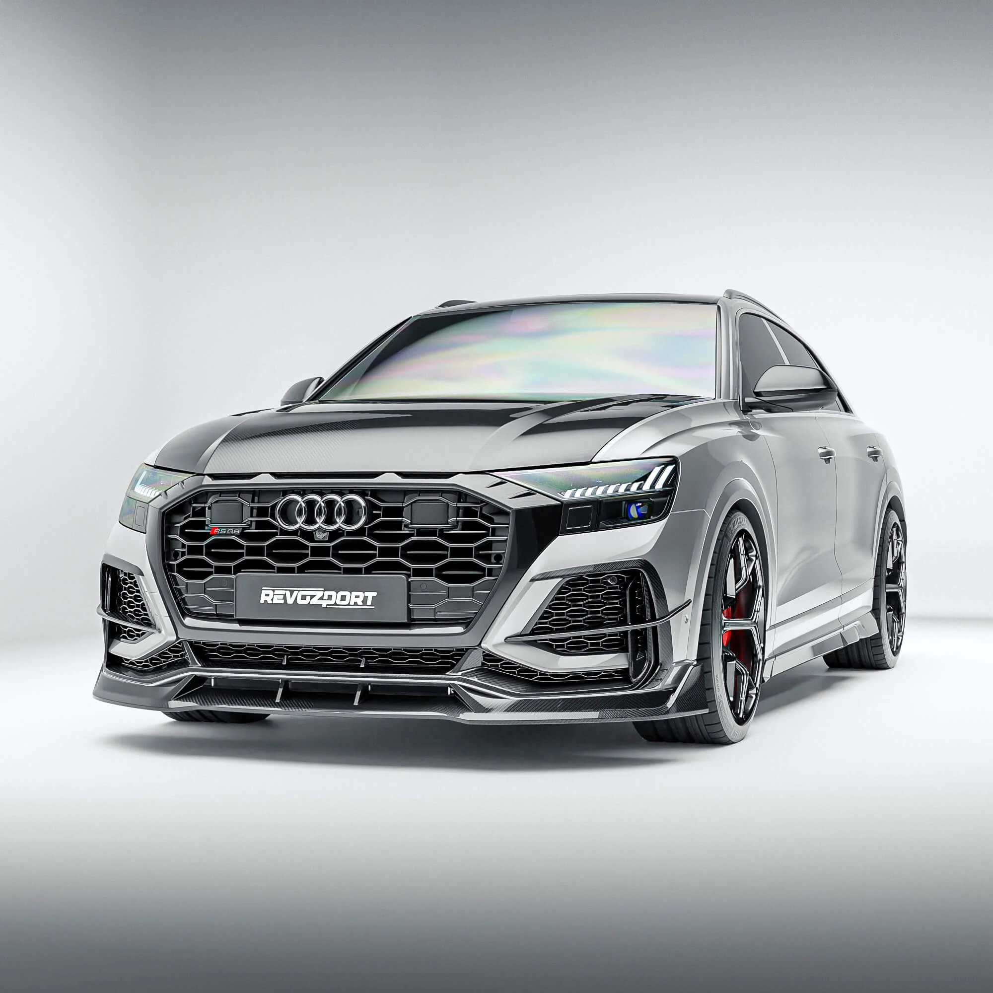 Карбонова передня губа для Audi RSQ8 thumbnail 3