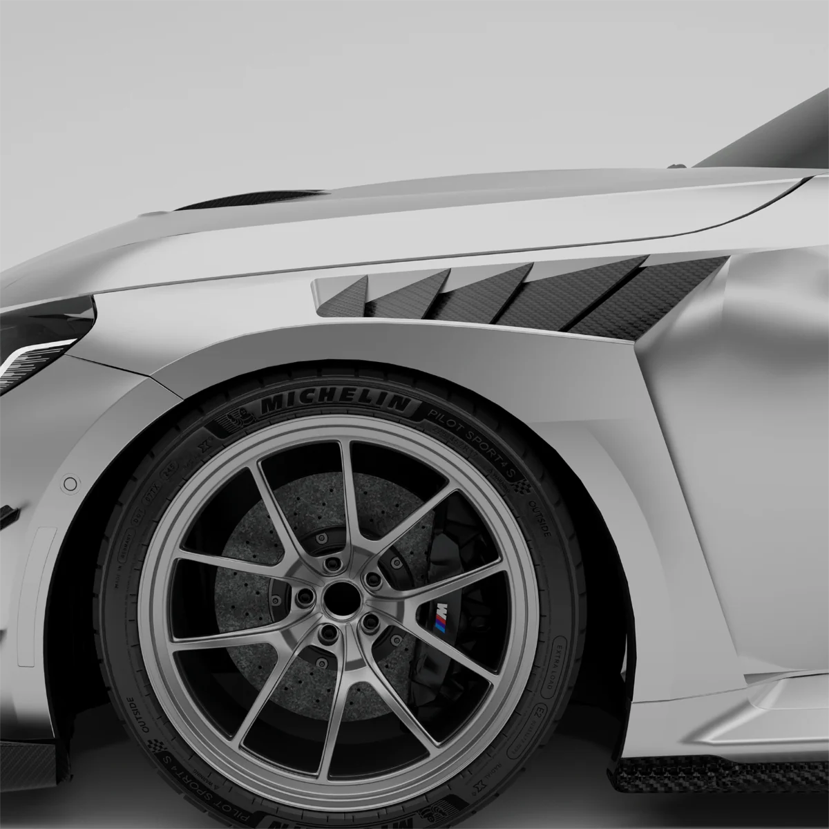 Карбонові крила для BMW G87 M2 thumbnail 9