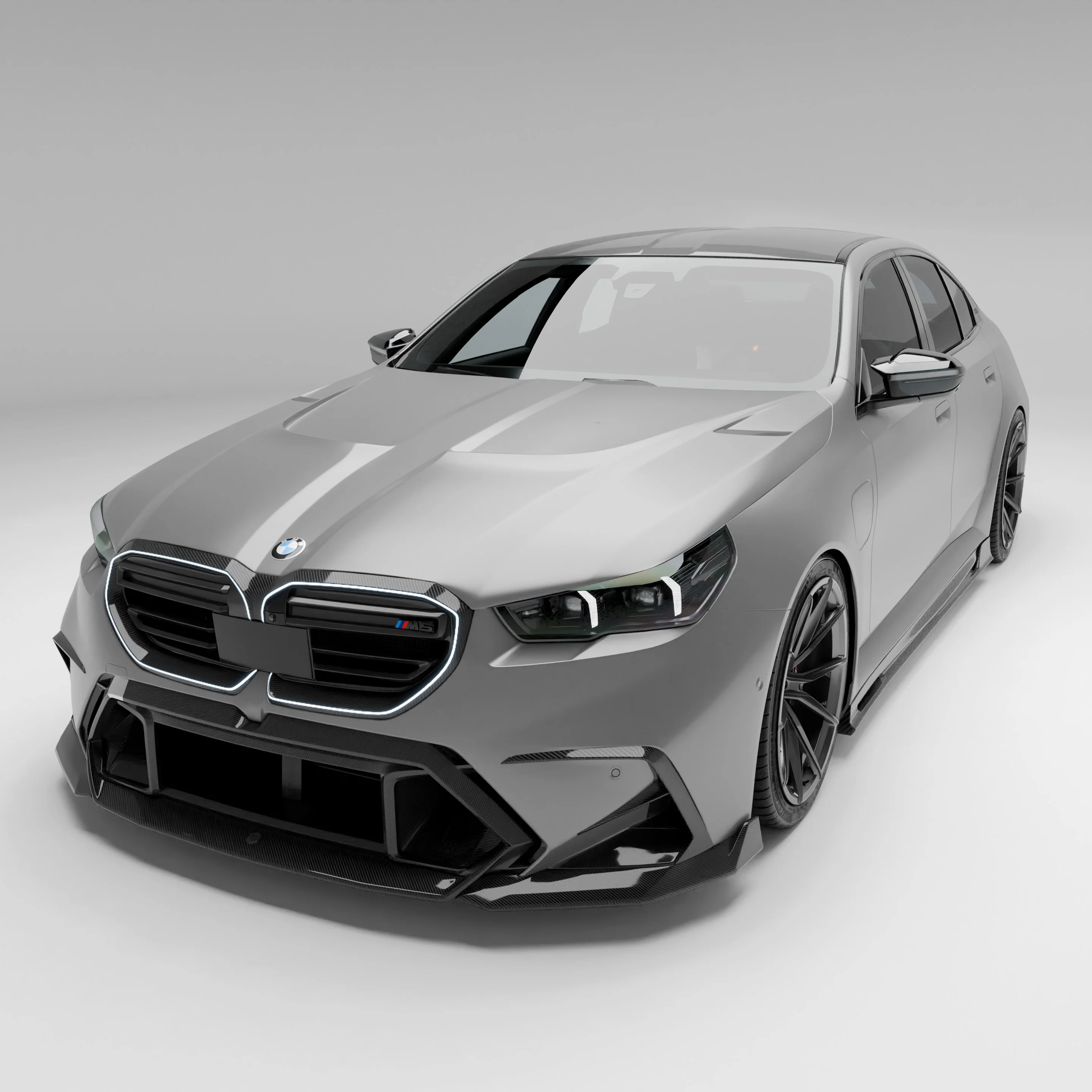 Carbon Fiber Front Bumper Air Intake Vent for BMW M5 G90 Sedan G99 Touring thumbnail 9