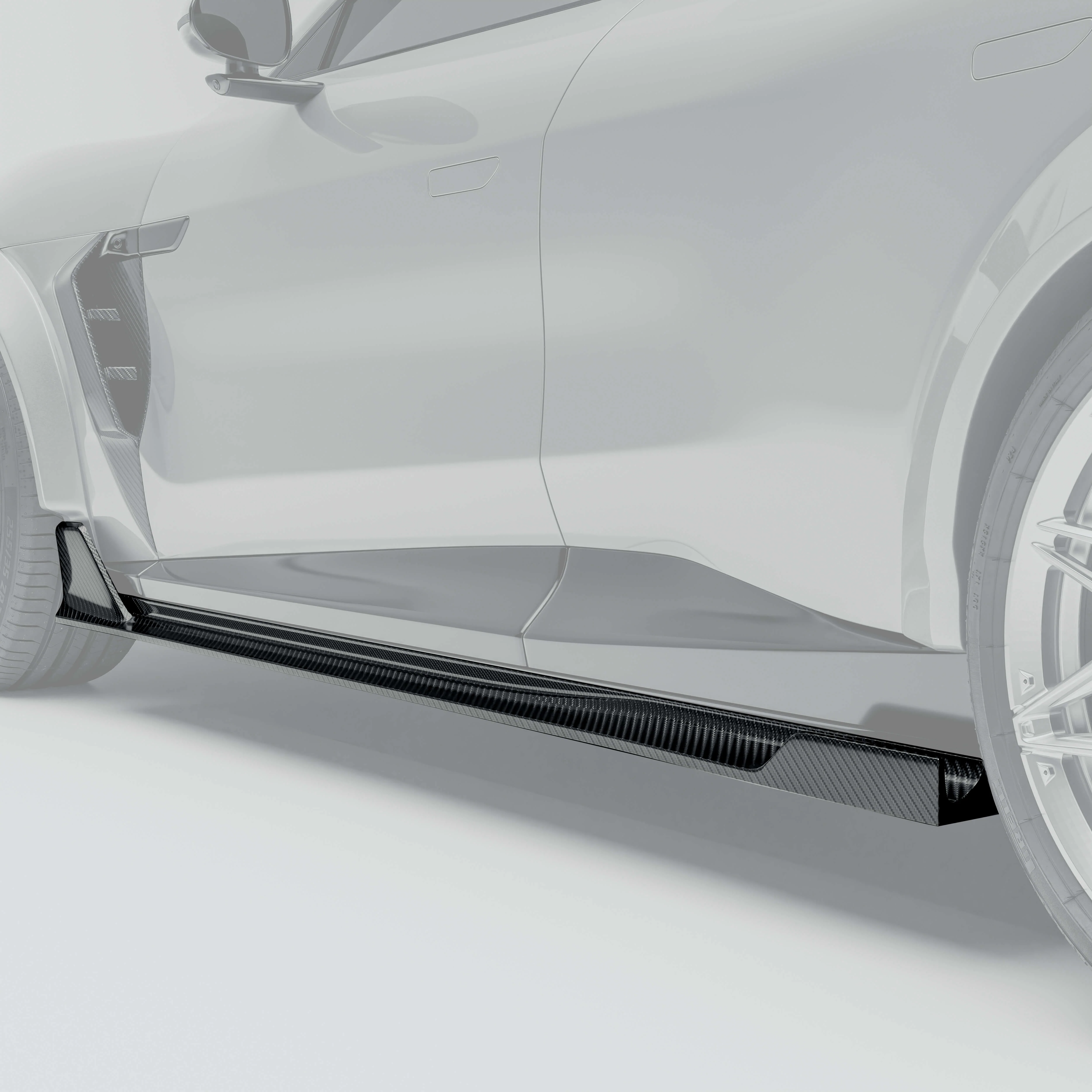 Carbon Fiber Side Skirts for Xiaomi YU7 - Image 1