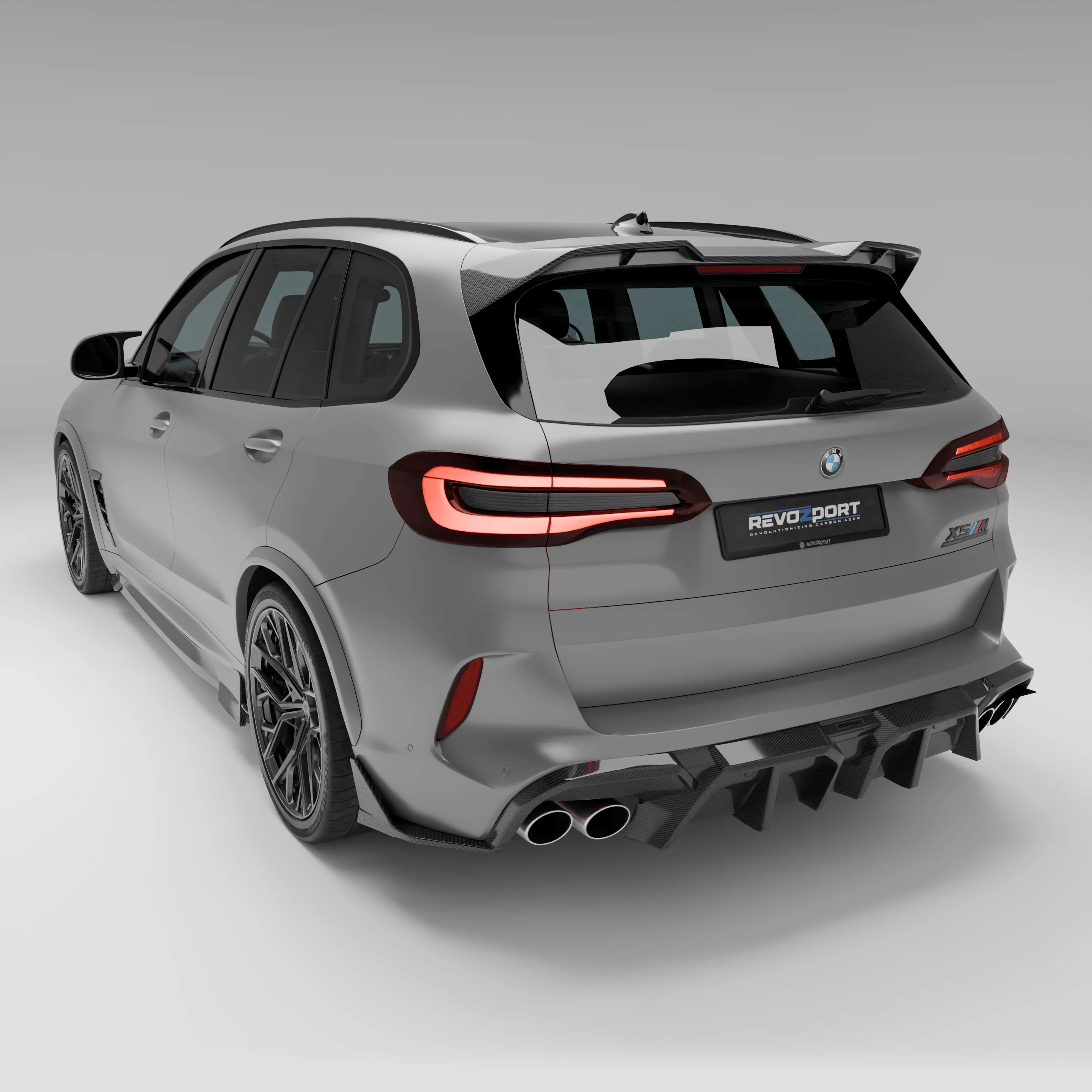 Карбоновий спойлер даху для BMW X5M F95 thumbnail 2