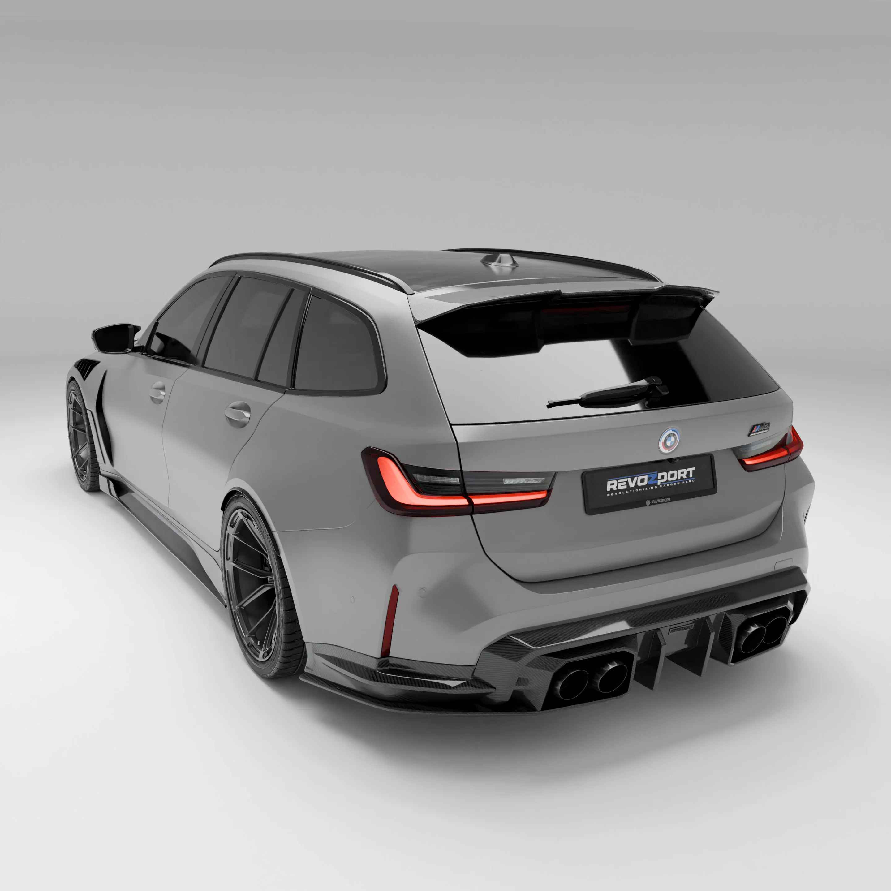 Карбоновий спойлер даху для BMW G81 M3 thumbnail 2