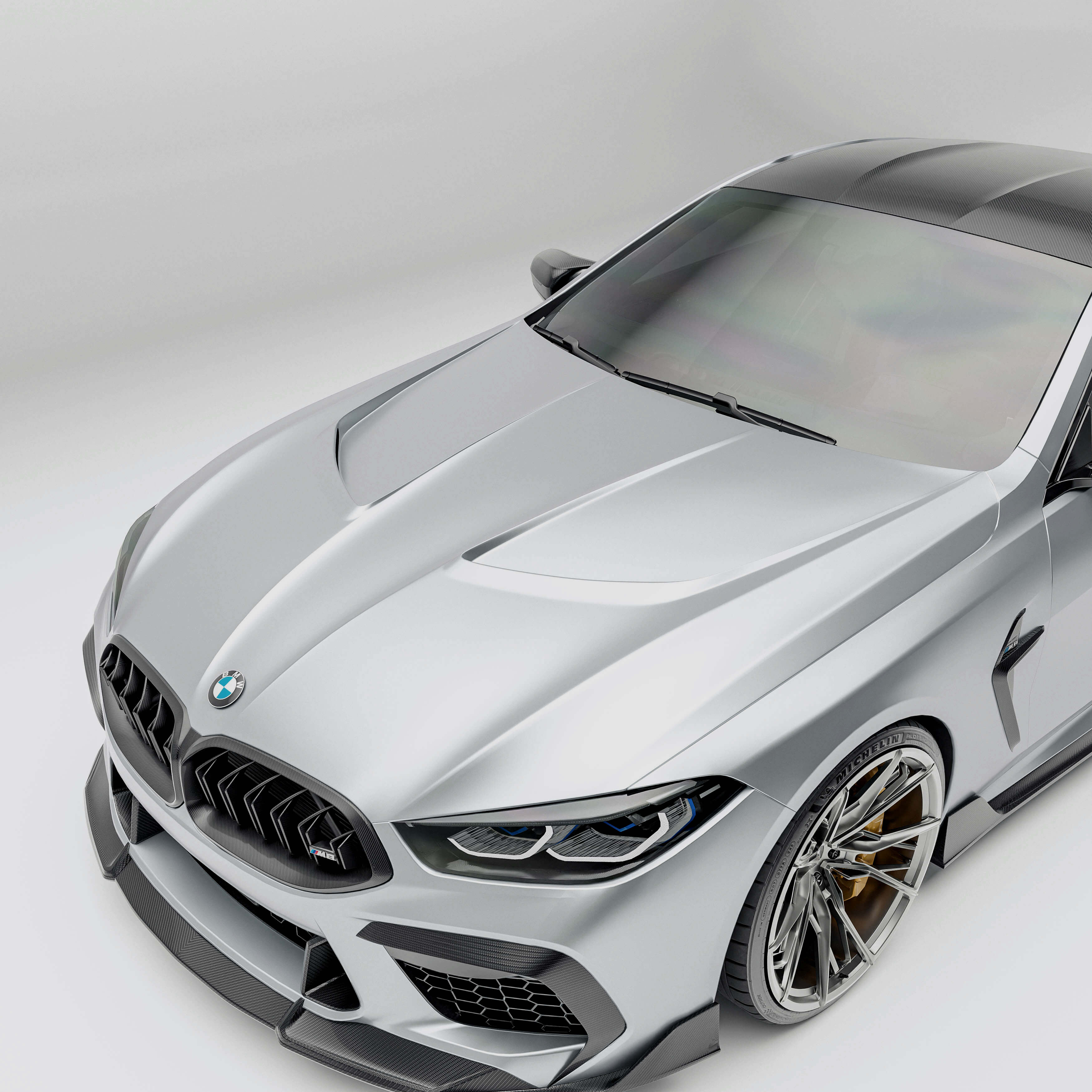 Карбоновий капот для BMW F91 F92 F93 M8 thumbnail 2