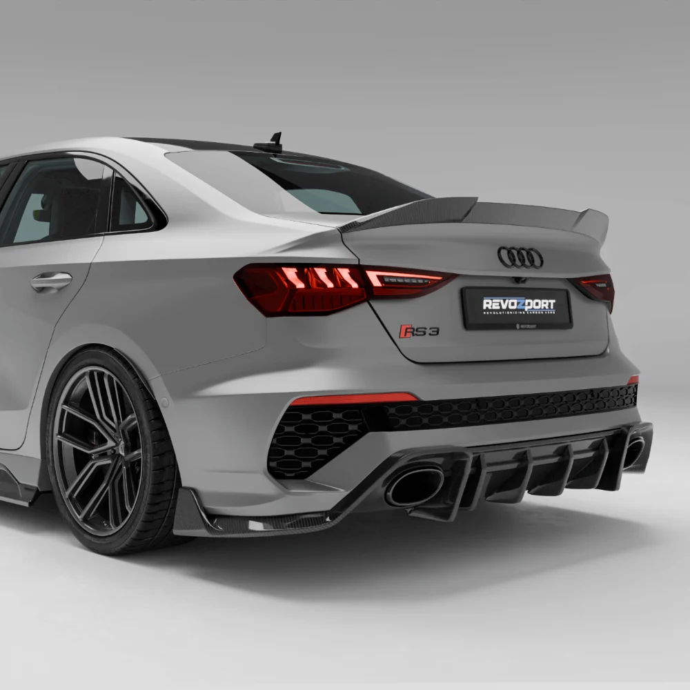 Карбоновий задній дифузор для Audi RS3 8Y Limousine thumbnail 3