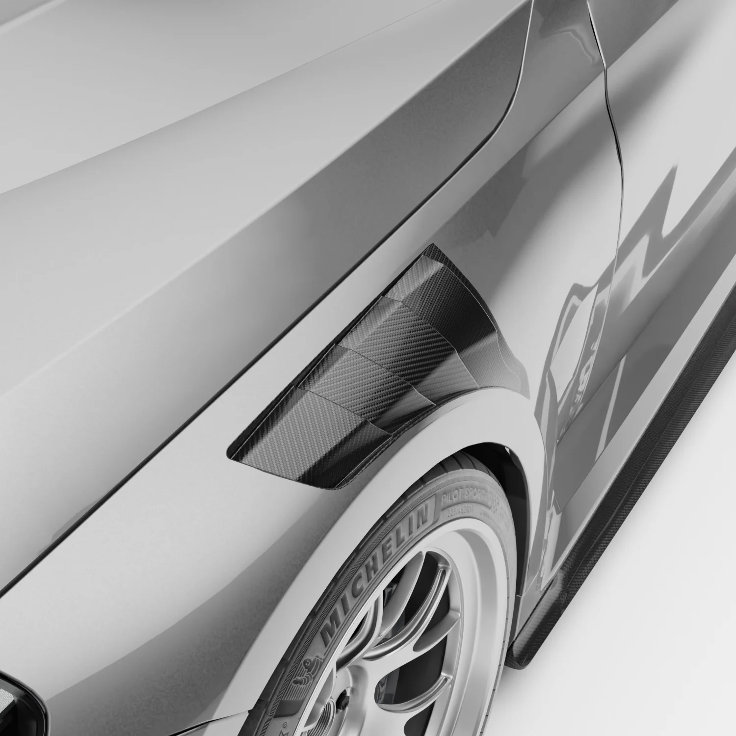 Карбонові крила для BMW G87 M2 thumbnail 8