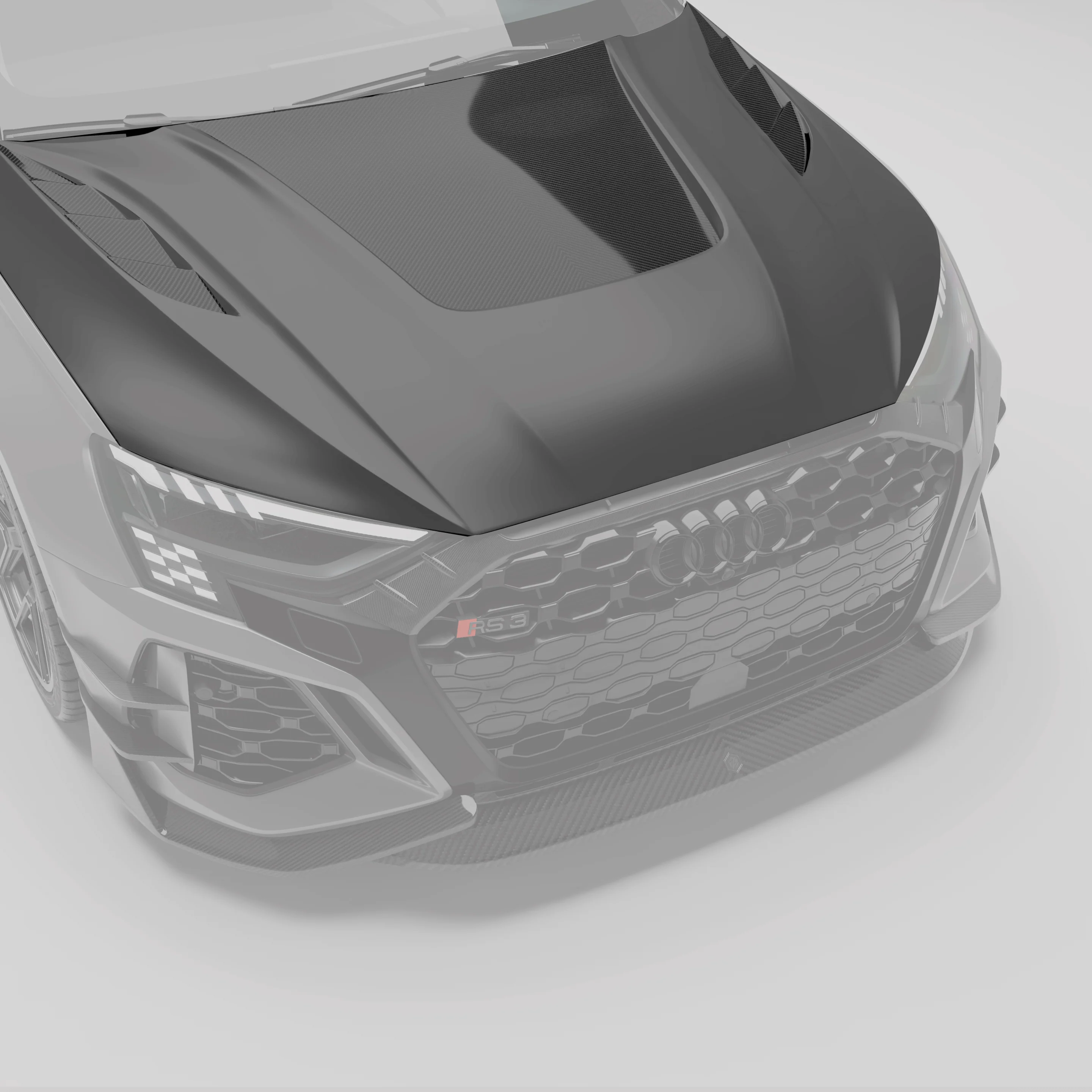 Карбоновий капот для Audi RS3 8Y Limousine Sportback 2021-2023