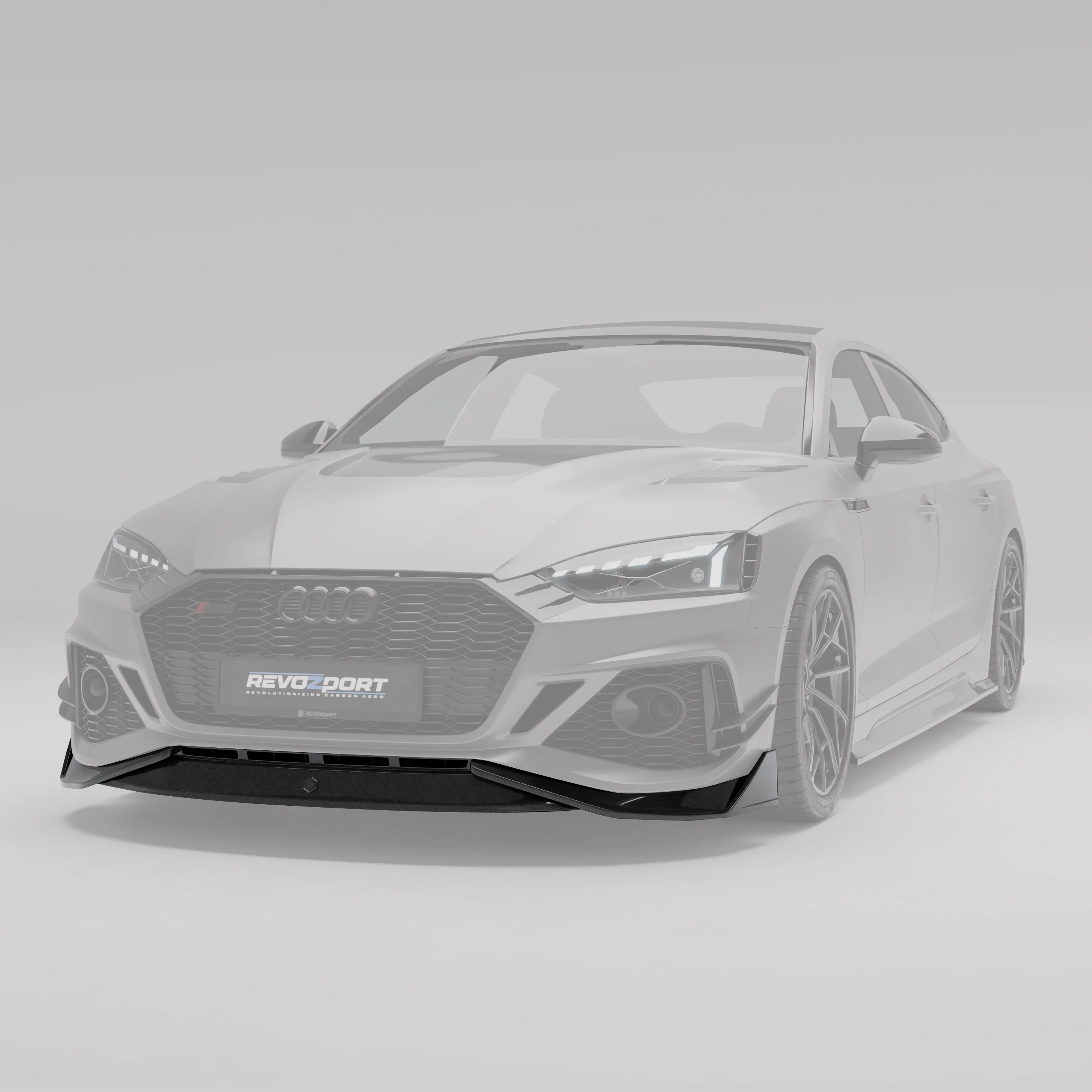 Карбоновий передній спліттер для Audi RS5 B9.5 Sportback thumbnail 2