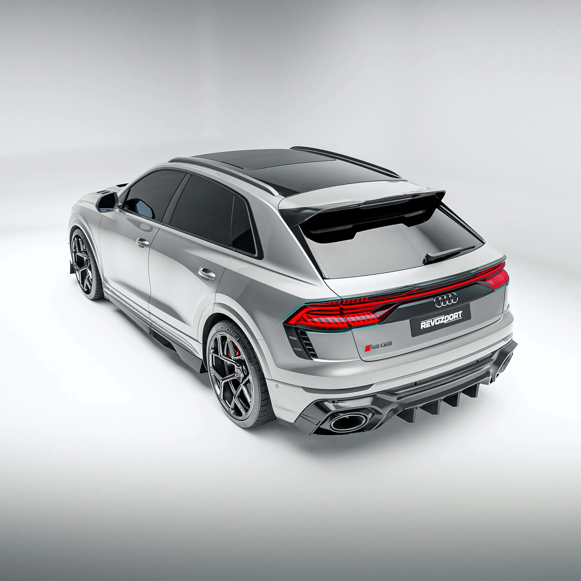 Карбоновий спойлер даху для Audi RSQ8 thumbnail 2