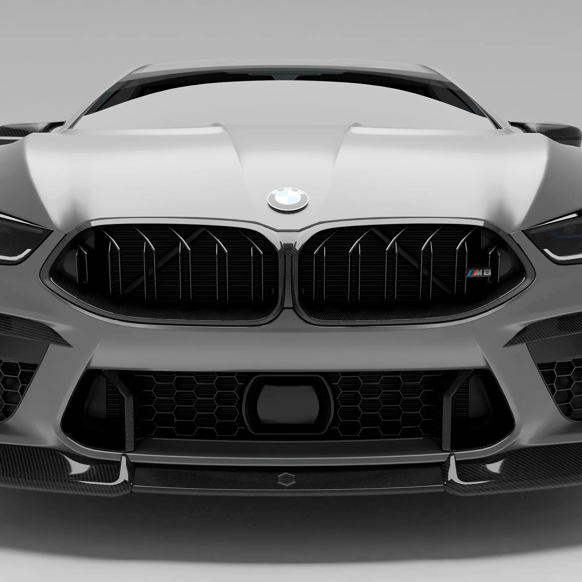Карбонова передня решітка для BMW F91 F92 F93 M8 thumbnail 3