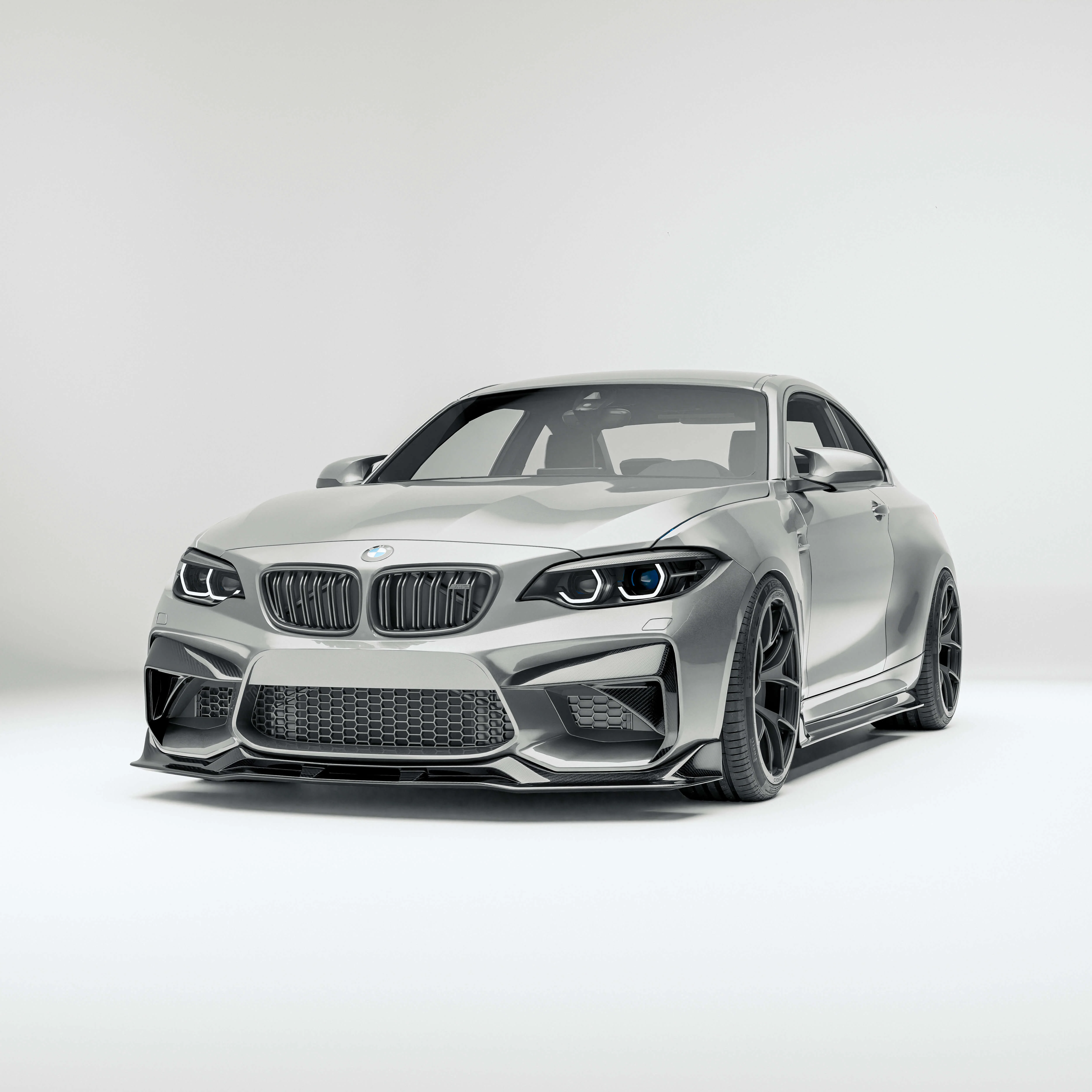 Carbon Fiber Front Lip for BMW M2 F87 thumbnail 2