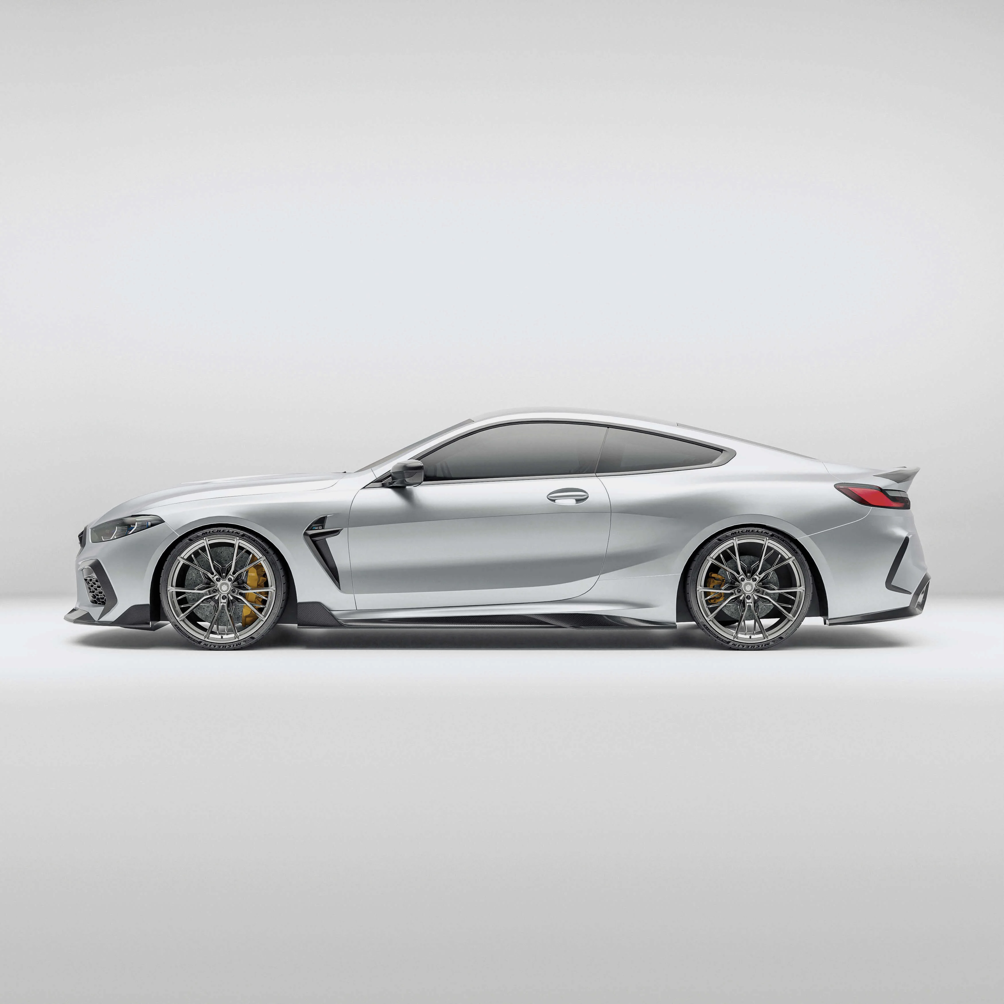 Карбонові бічні пороги для BMW F91 F92 M8 G14 G15 thumbnail 9
